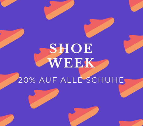 Shoe Week: 20% Rabatt auf alle Schuhe