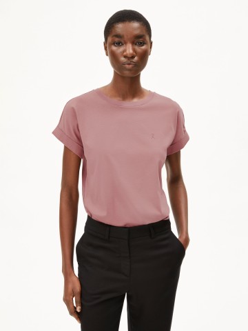 T-Shirt Idaara light berry Armedangels