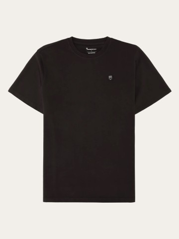 T-Shirt Loke Badge Tee chocolate torte Knowledge Cotton Apparel