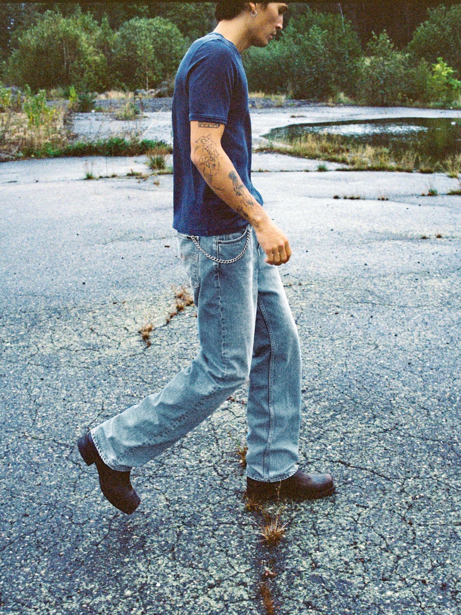 Jeanshose Tuff Tony streaky vintage Nudie Jeans