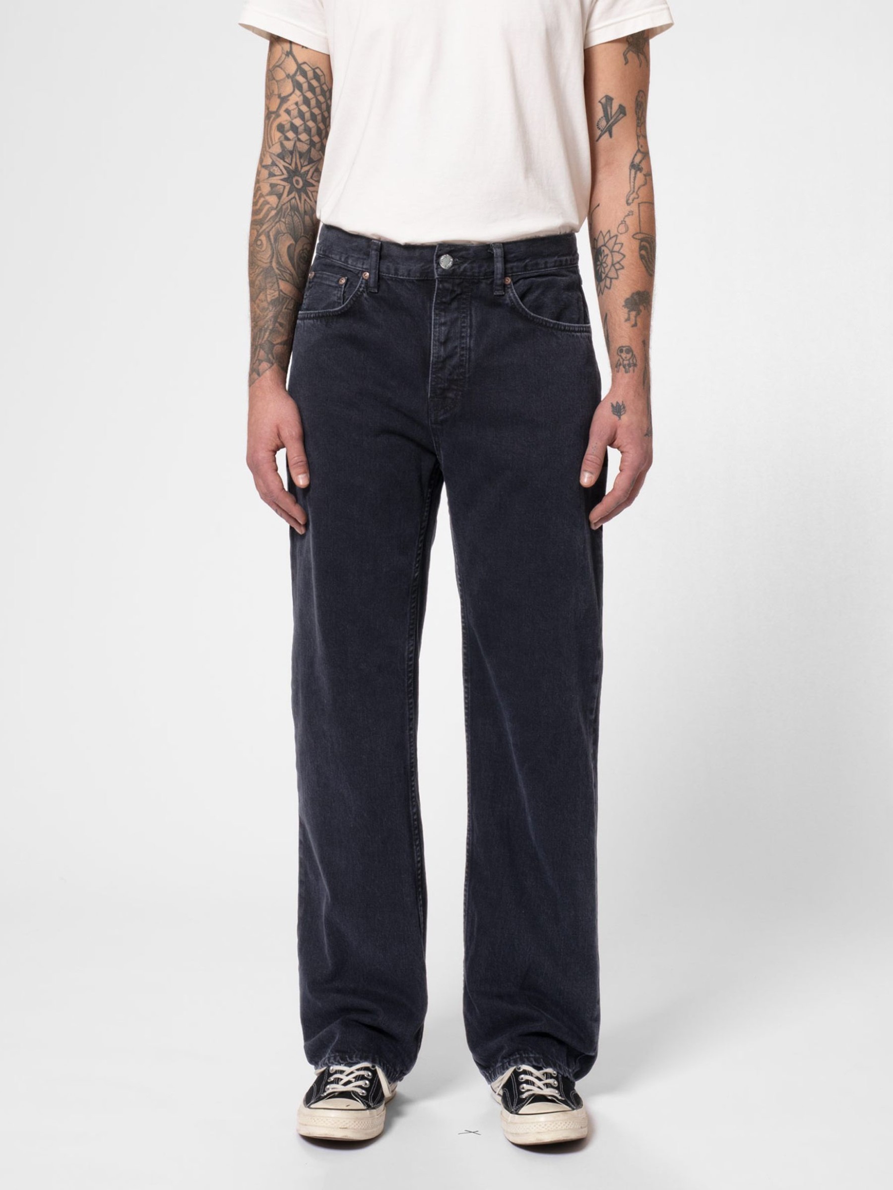 Jeanshose Tuff Tony black vintage Nudie Jeans