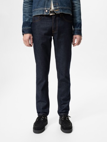 Jeanshose Solid Ollie dry abyss Nudie Jeans