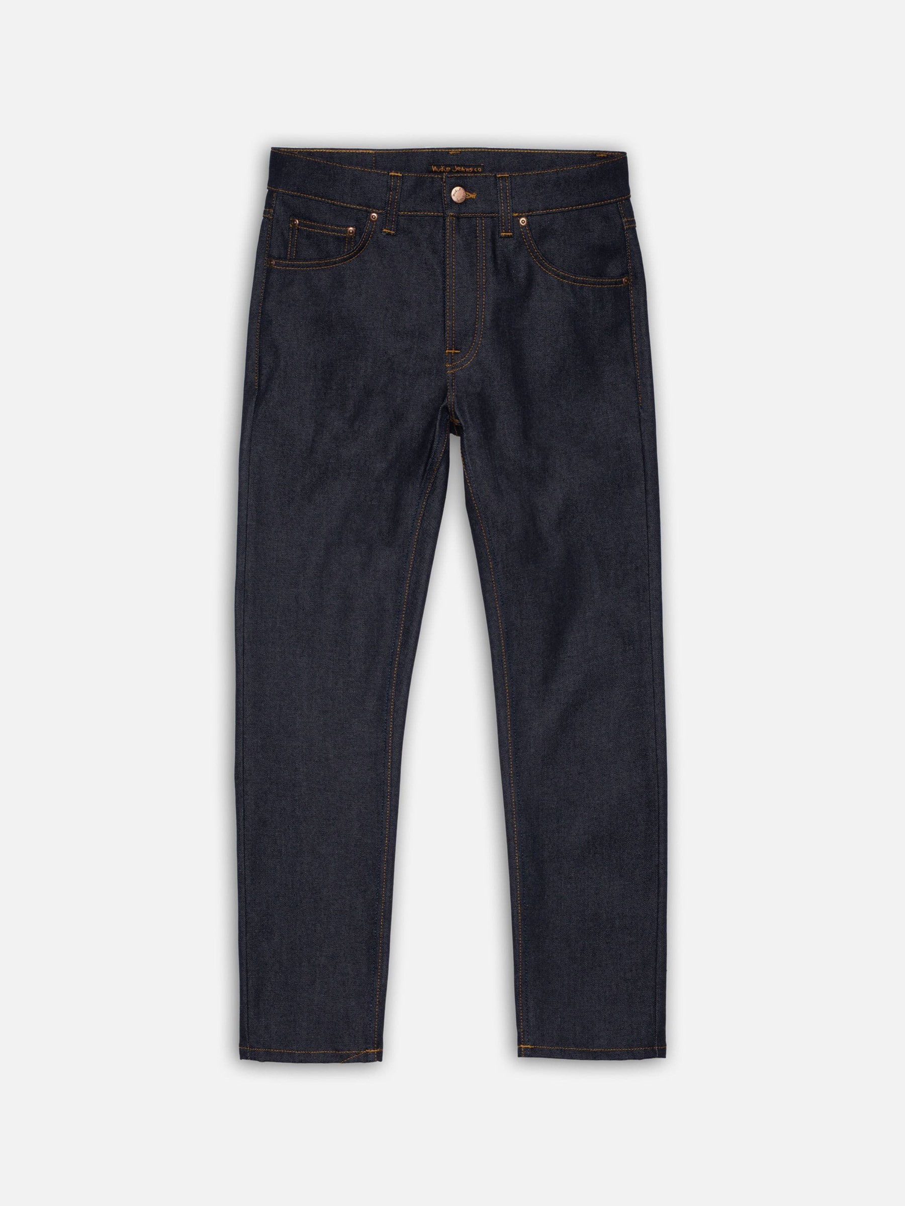 Jeanshose Solid Ollie dry abyss Nudie Jeans