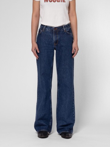 Jeanshose Wide Heidi evening jazz Nudie Jeans