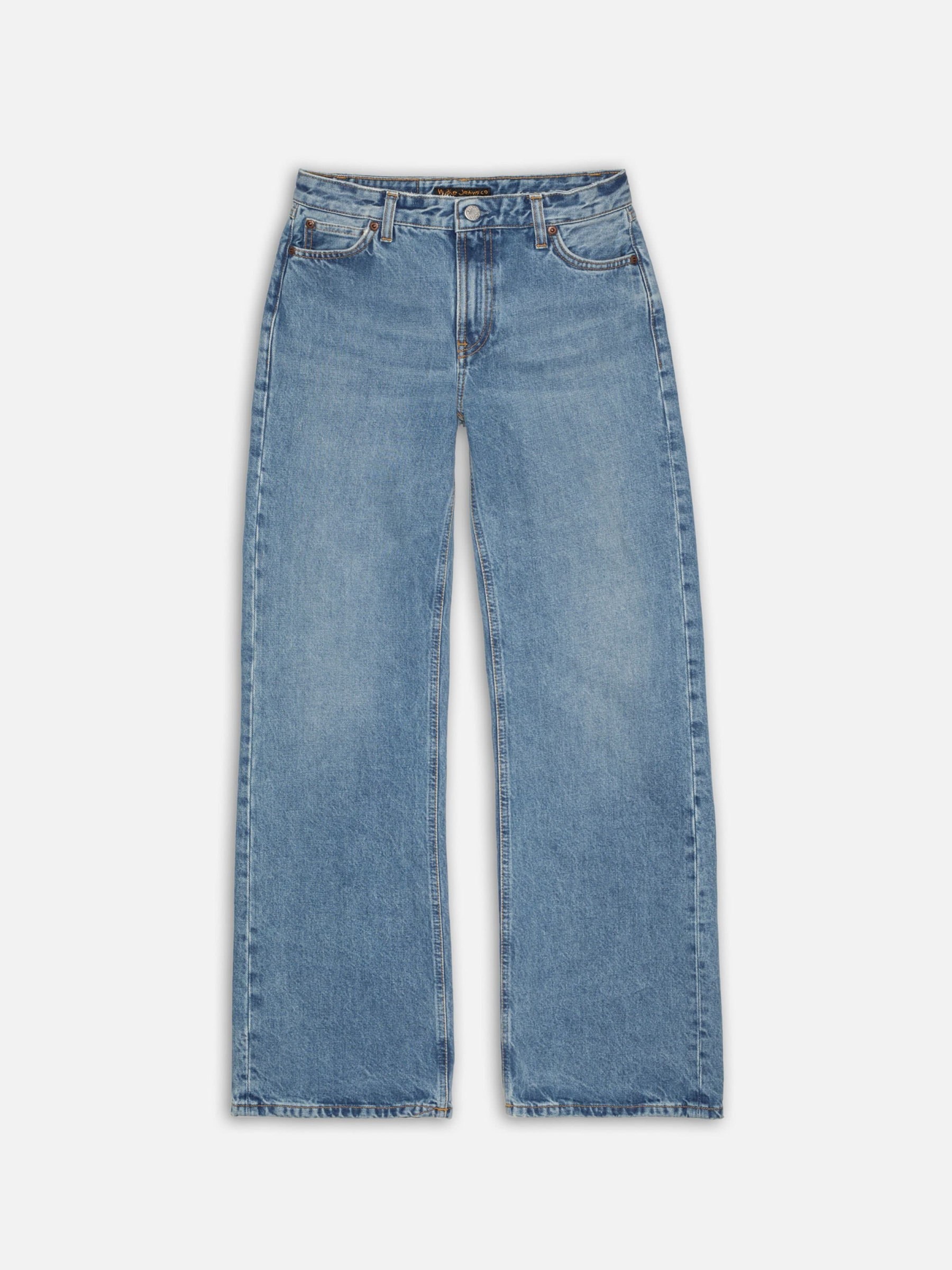 Jeanshose Wide Heidi worn treasure Nudie Jeans