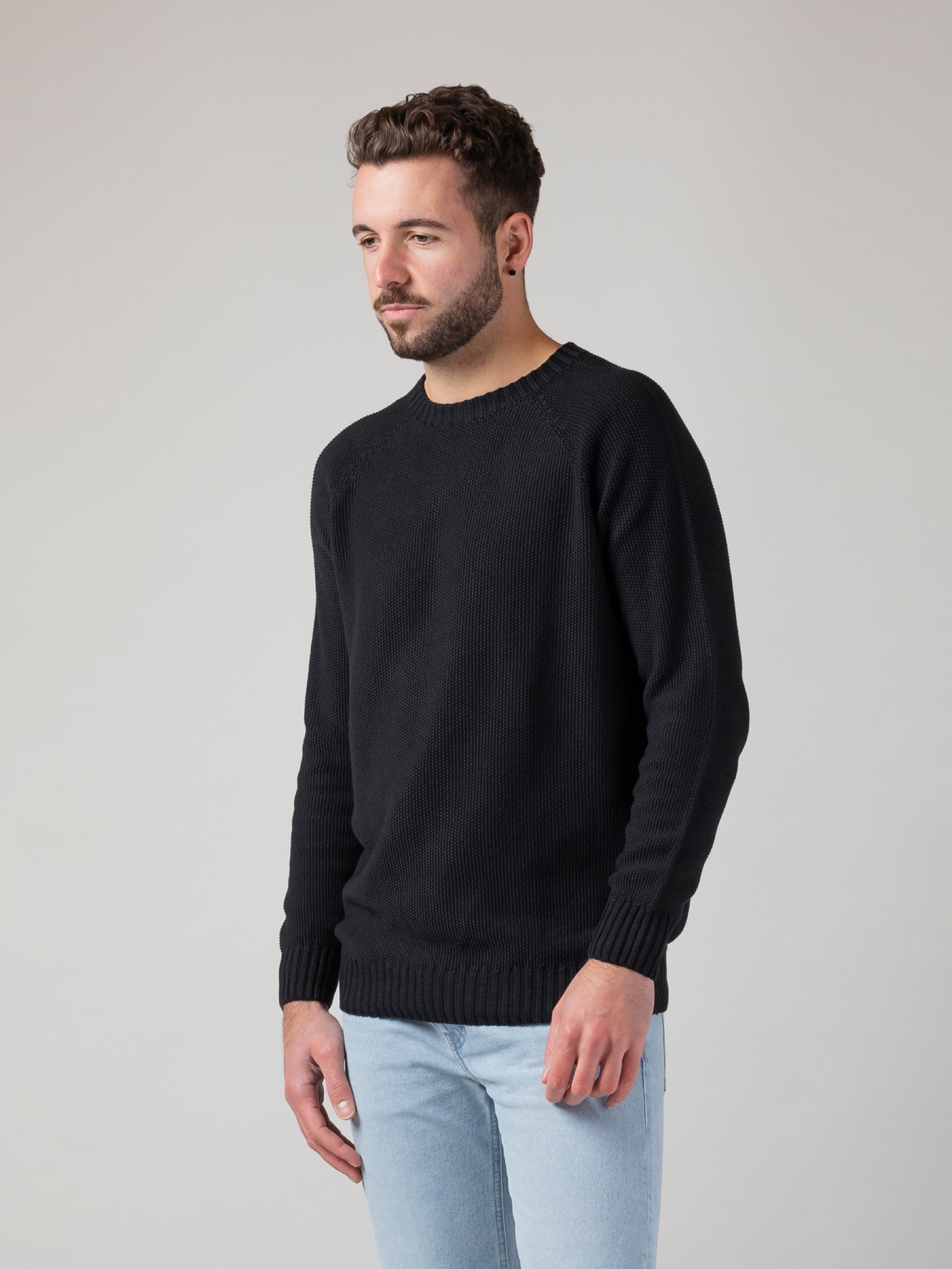 Pullover Men Sweater Melk Swiss Edition black ZRCL