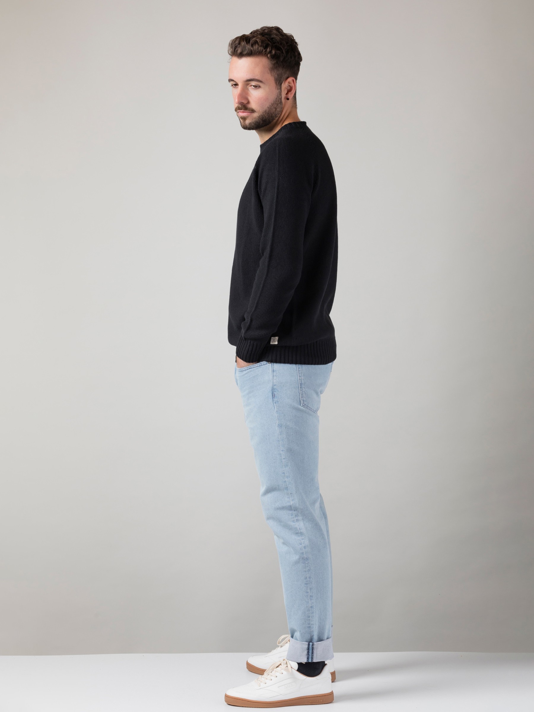 Pullover Men Sweater Melk Swiss Edition black ZRCL