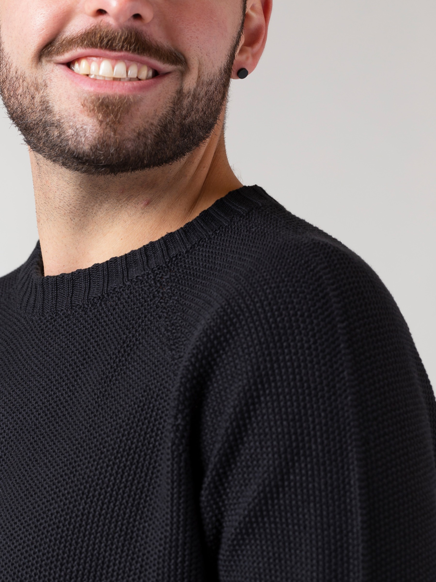 Pullover Men Sweater Melk Swiss Edition black ZRCL