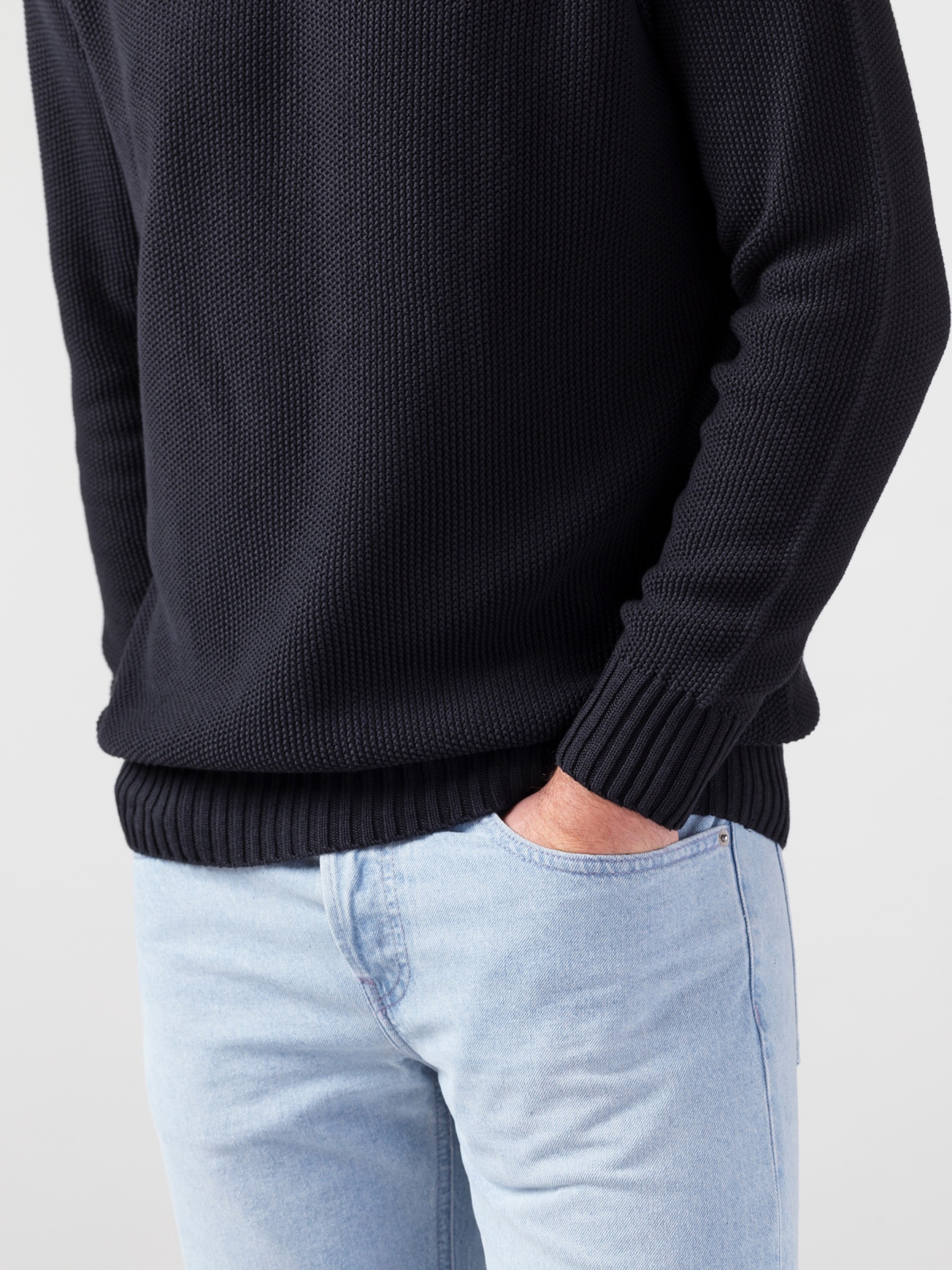 Pullover Men Sweater Melk Swiss Edition black ZRCL