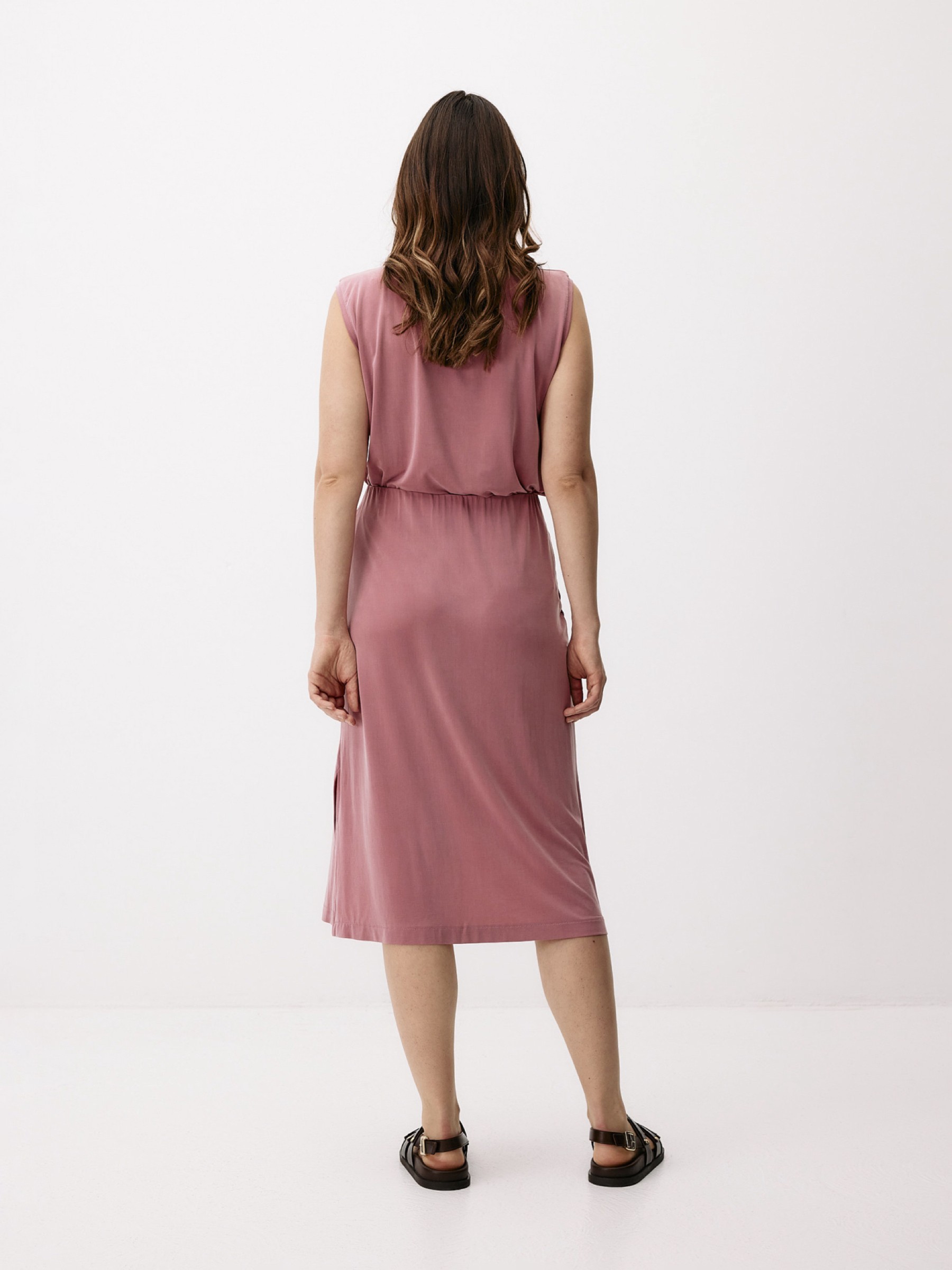 Cupro Sleeveless Top blush rose Moya Kala