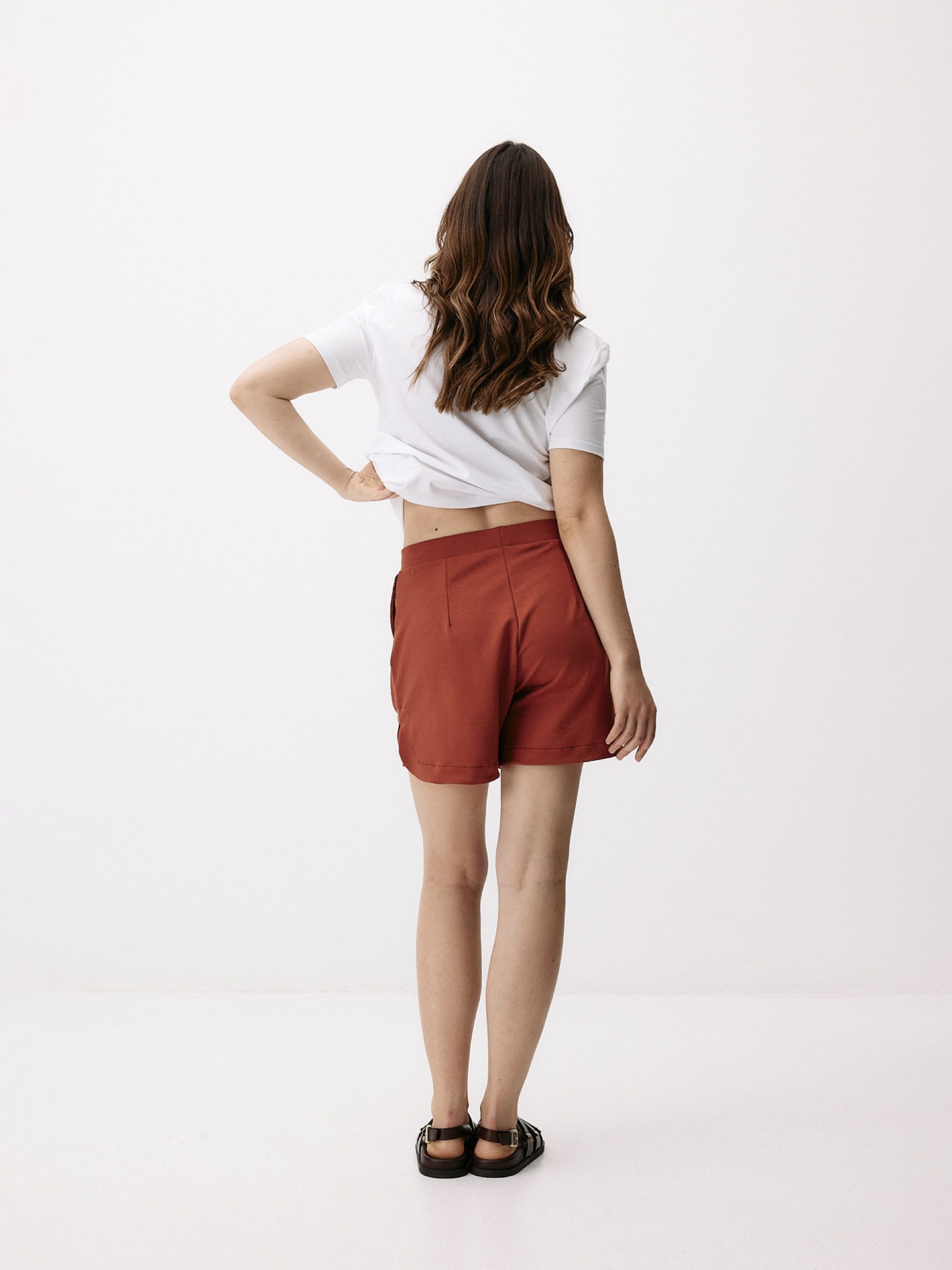 Hosen Formal Shorts red camel Moya Kala