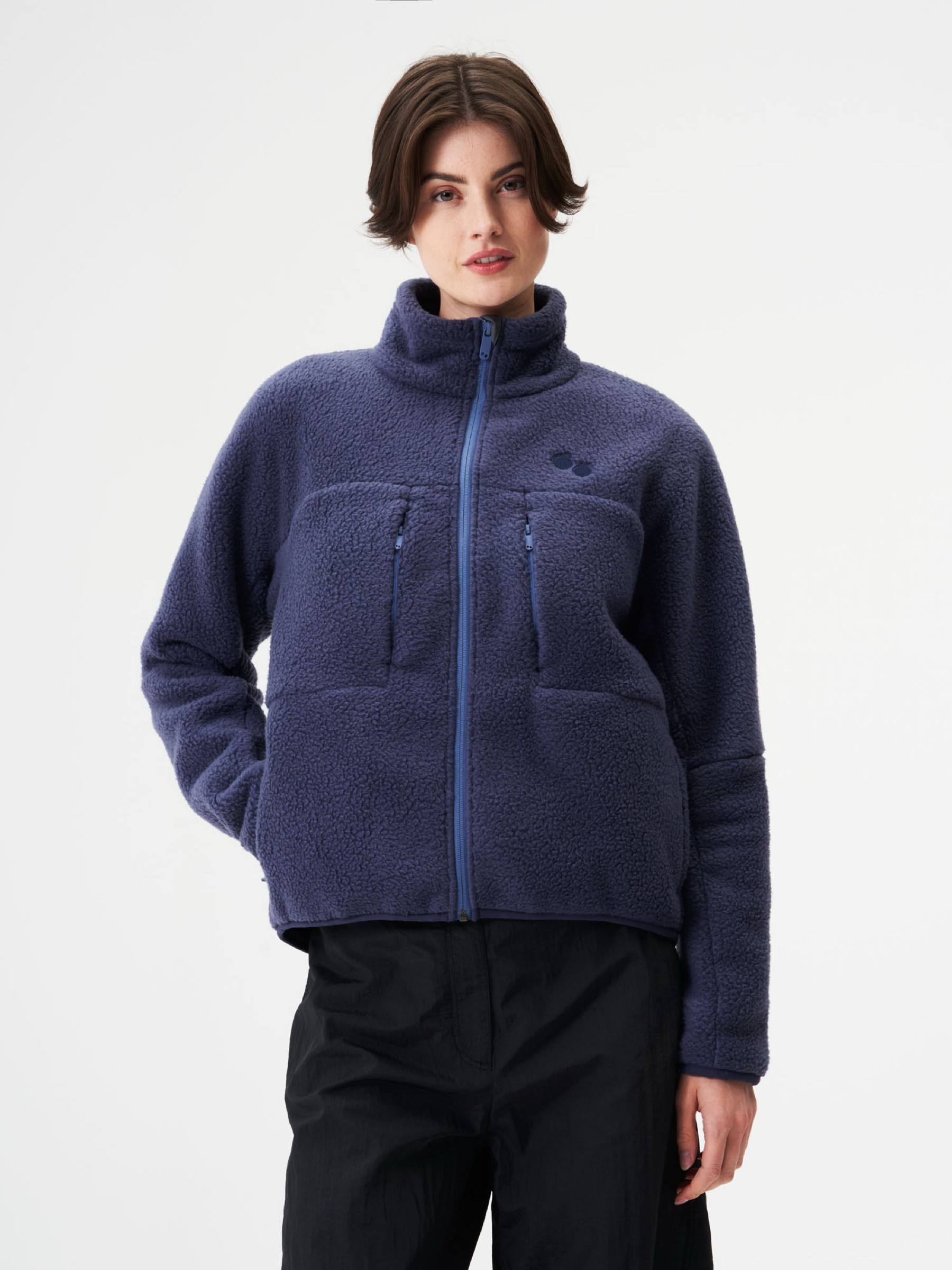 Jacke Fleece Jacket Women future dusk pinqponq