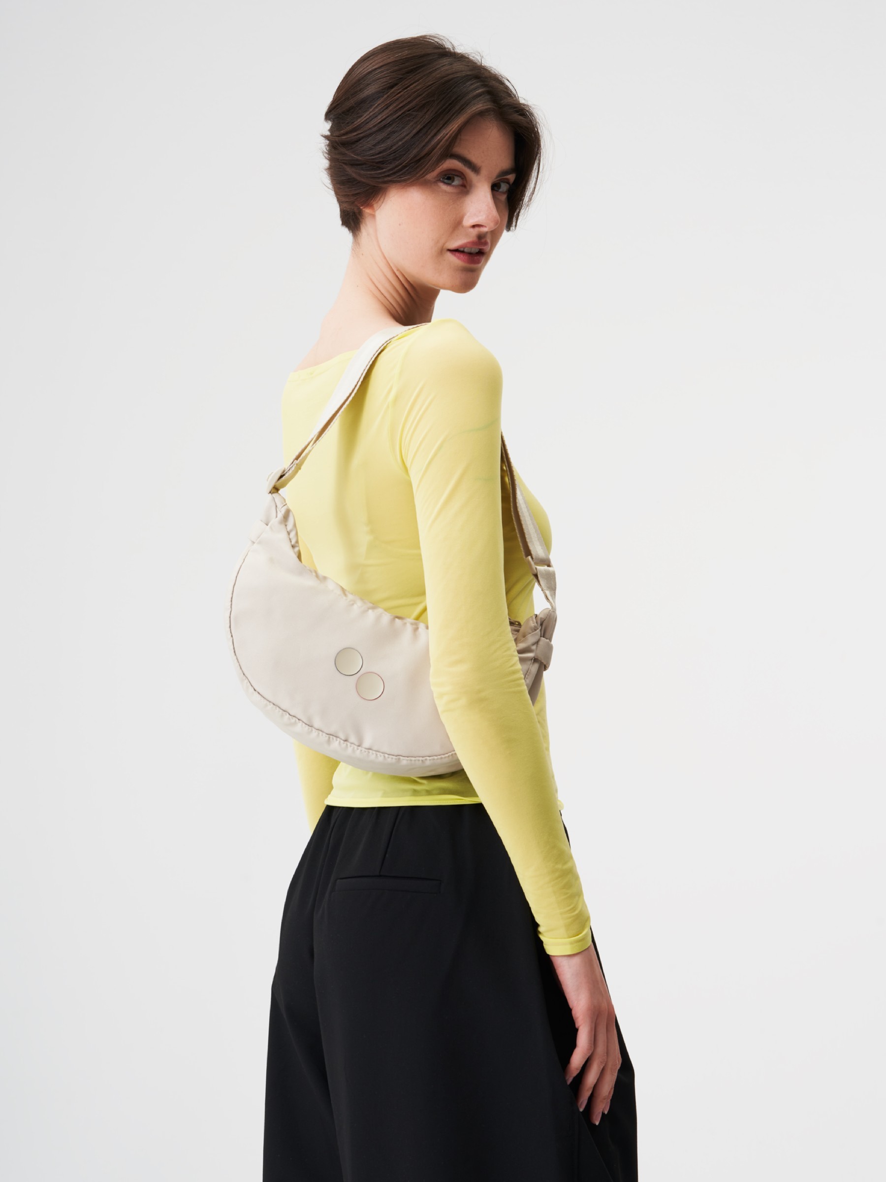 Tasche Krumm Small cliff beige pinqponq