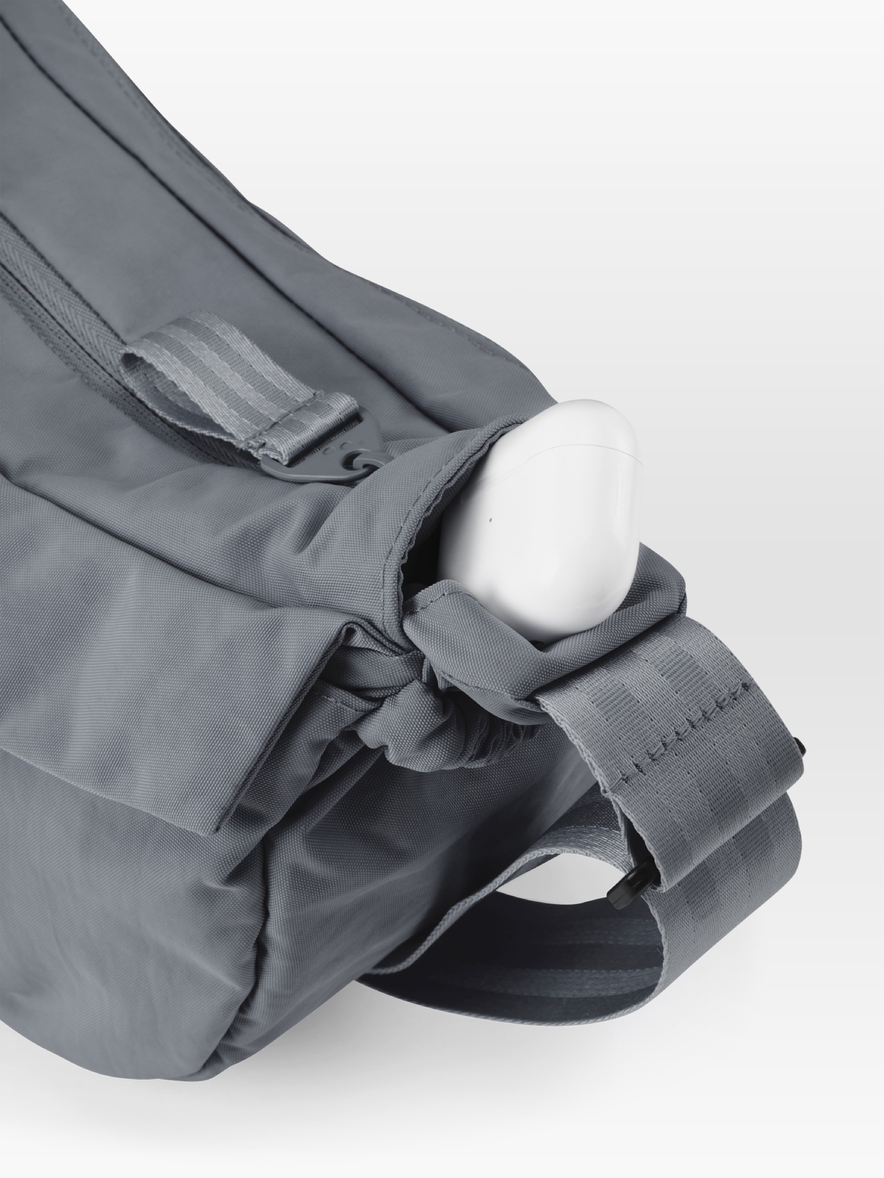 Tasche Krumm Medium crinkle grey pinqponq