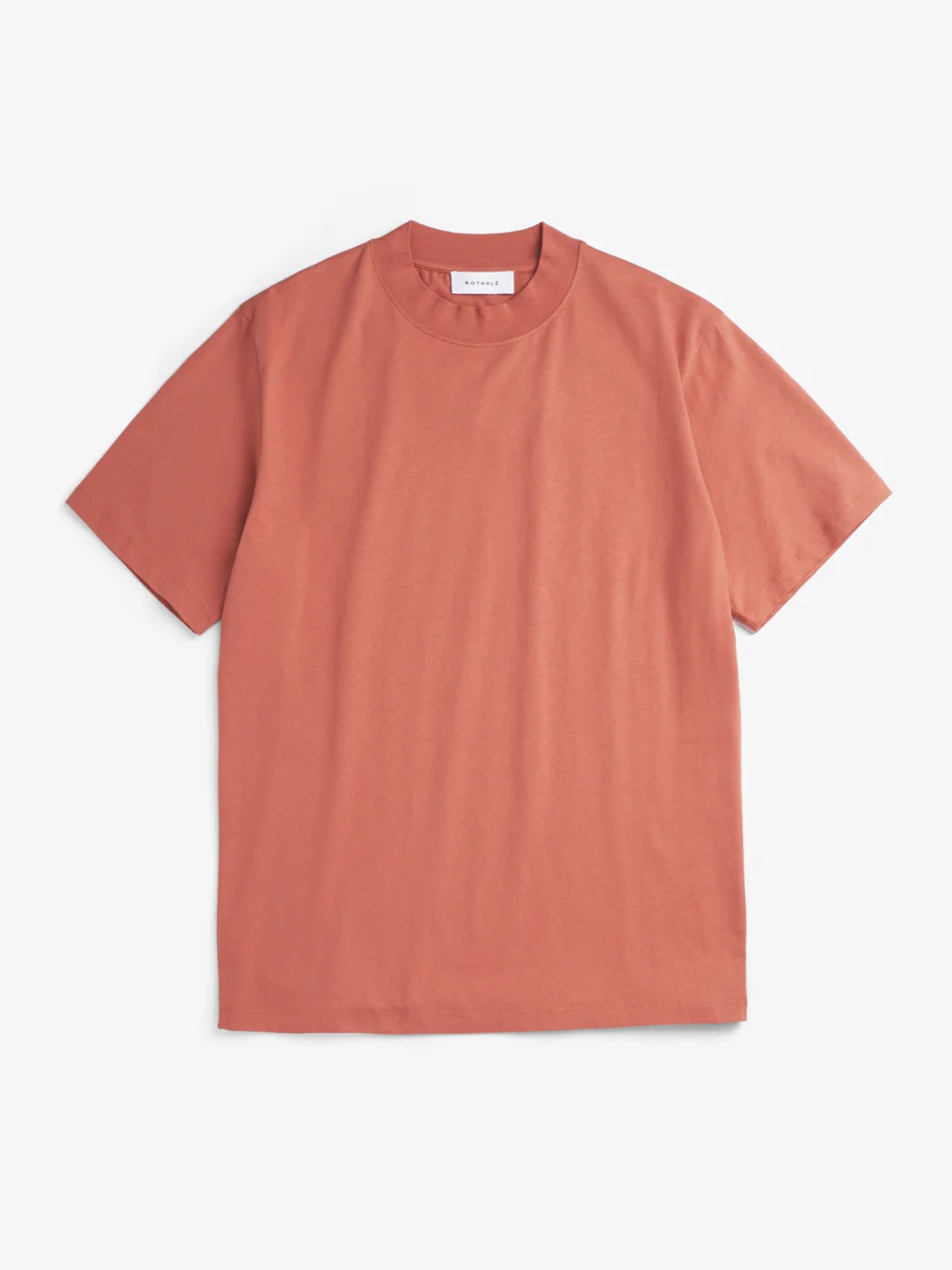 Big Collar T-Shirt dusty red Rotholz