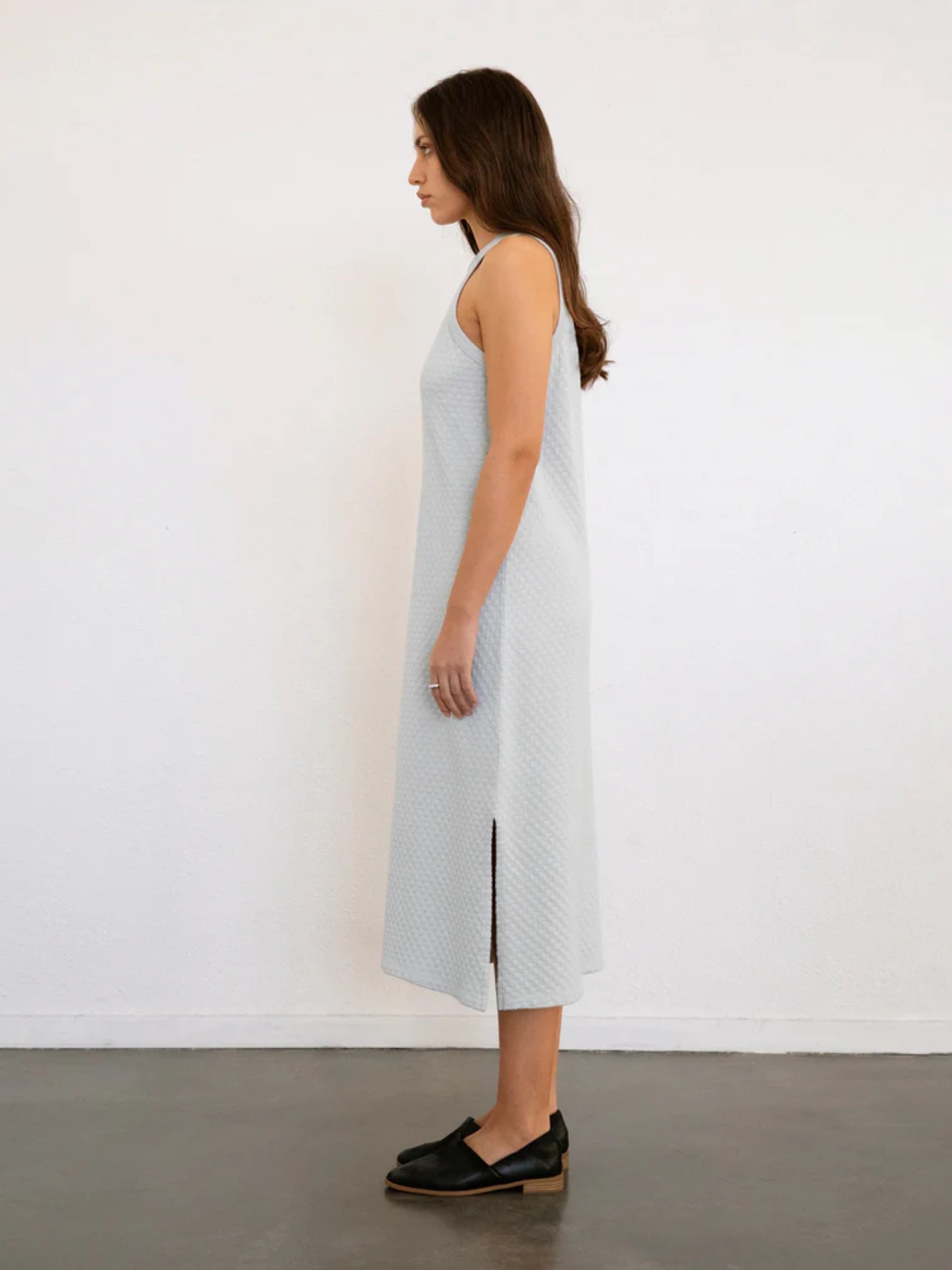 Kleid Knit Summer Dress moonlight grey Rotholz