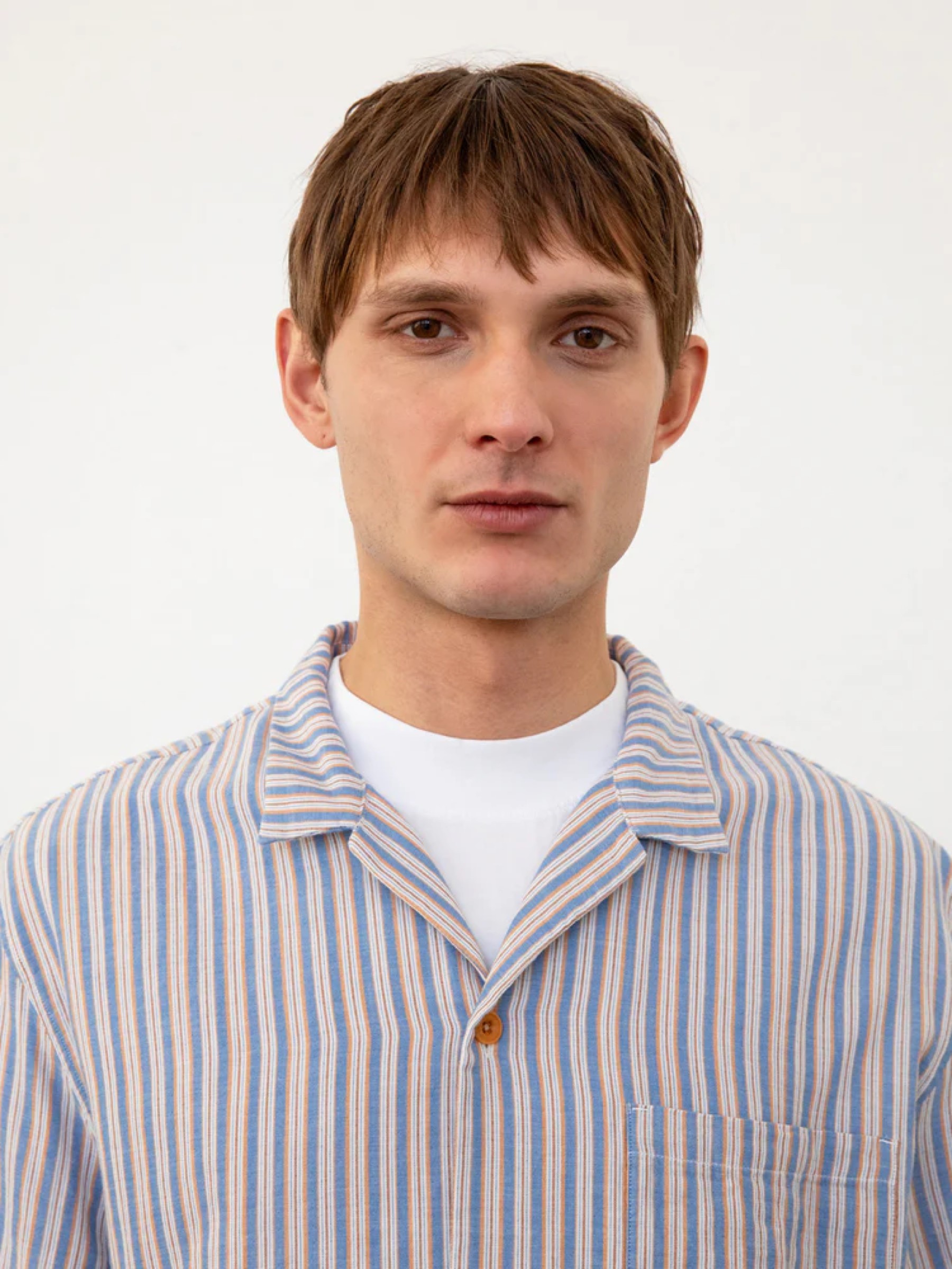 Hemd Bowling Shirt multi stripe Rotholz