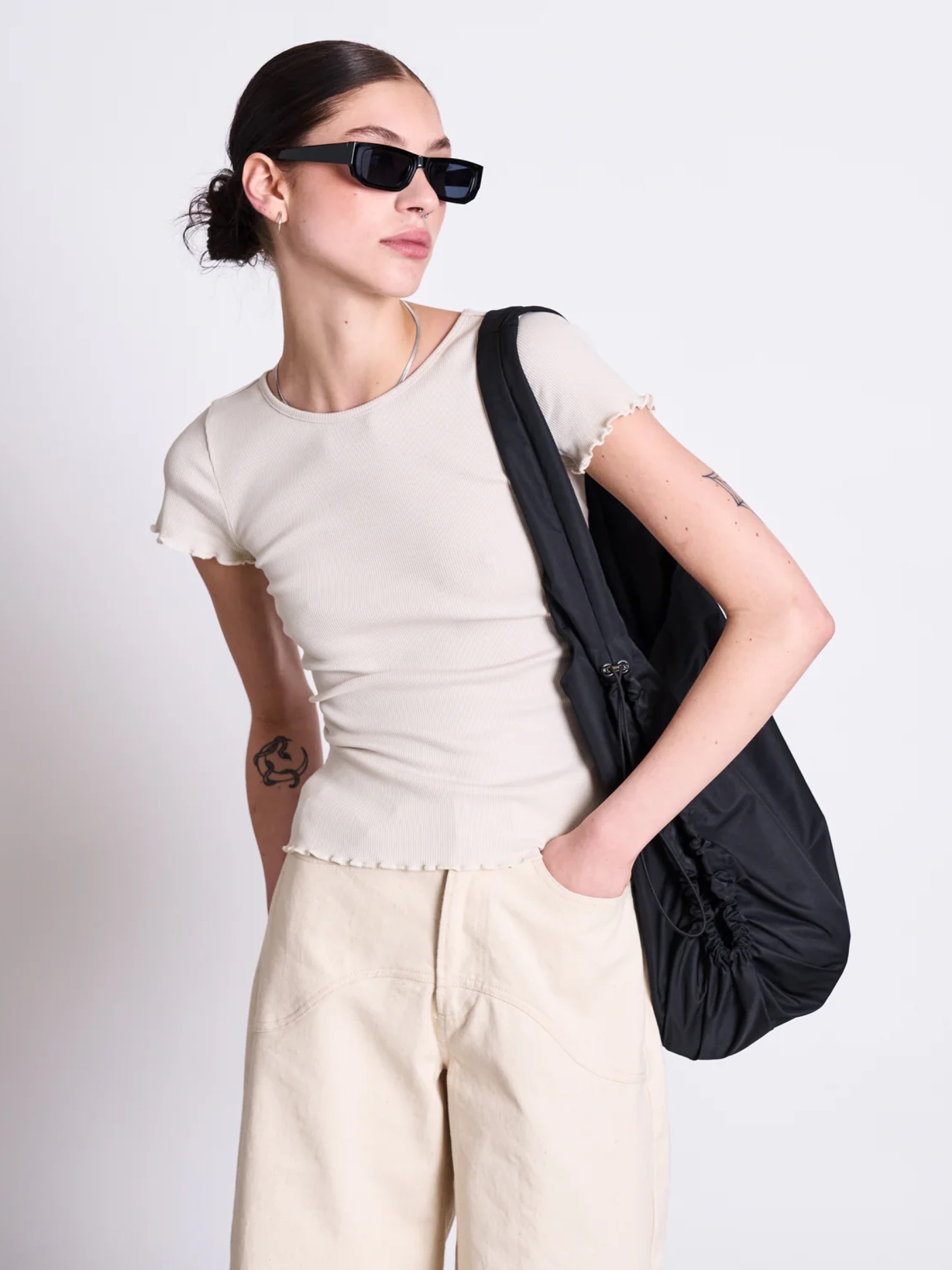 Minirib T-Shirt Ren ivory Jan 'n June