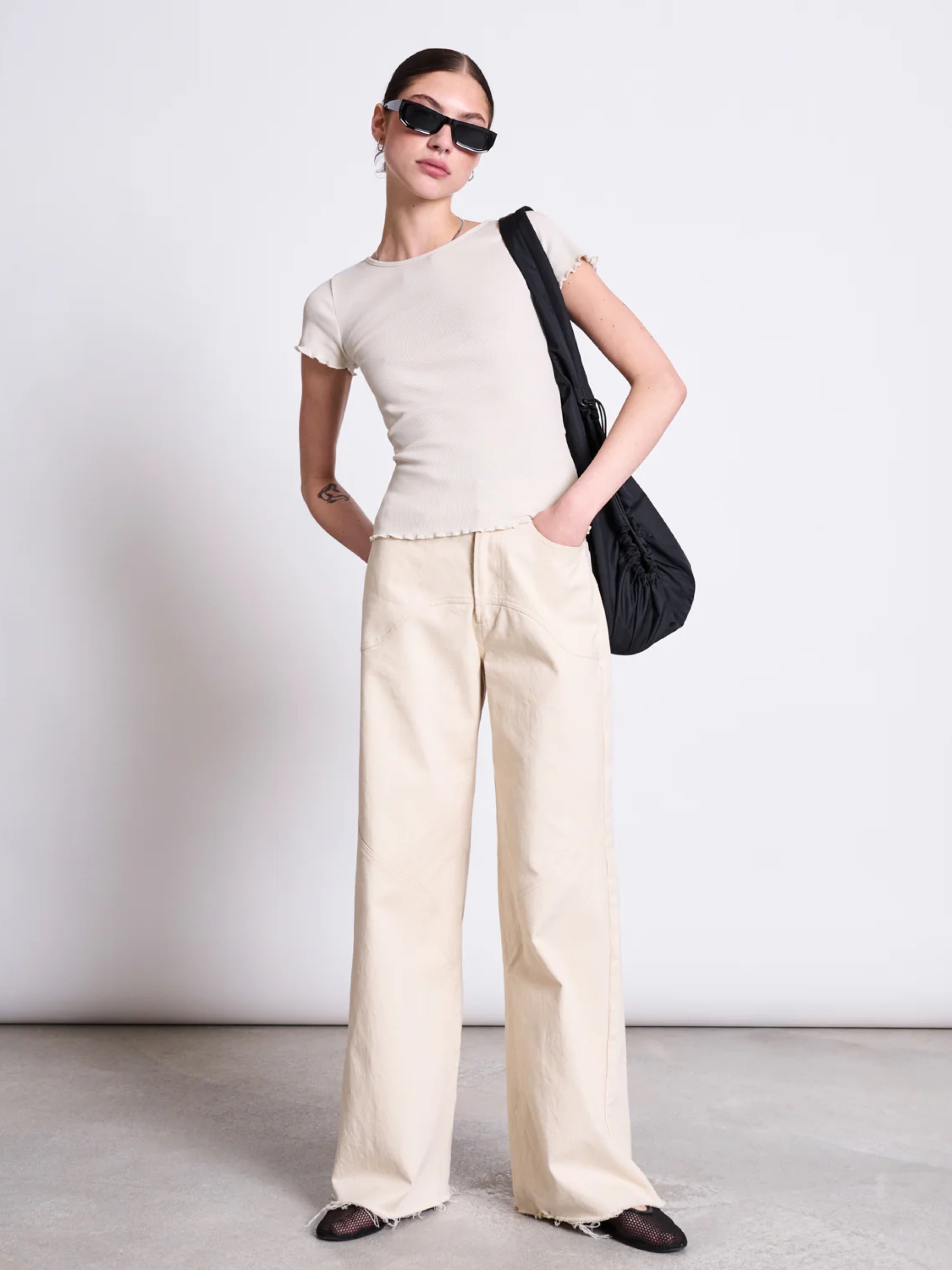 Minirib T-Shirt Ren ivory Jan 'n June