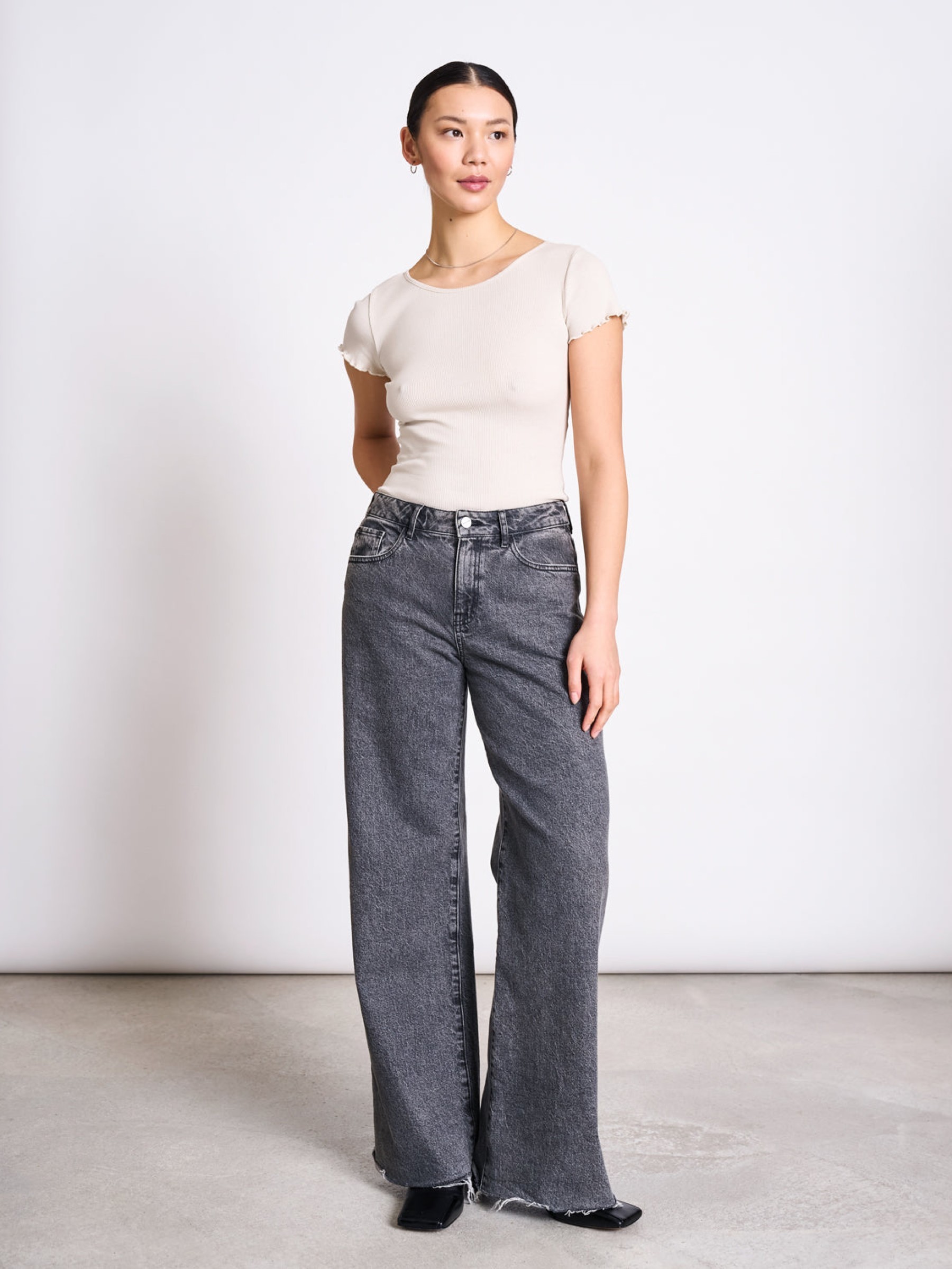 Minirib T-Shirt Ren ivory Jan 'n June