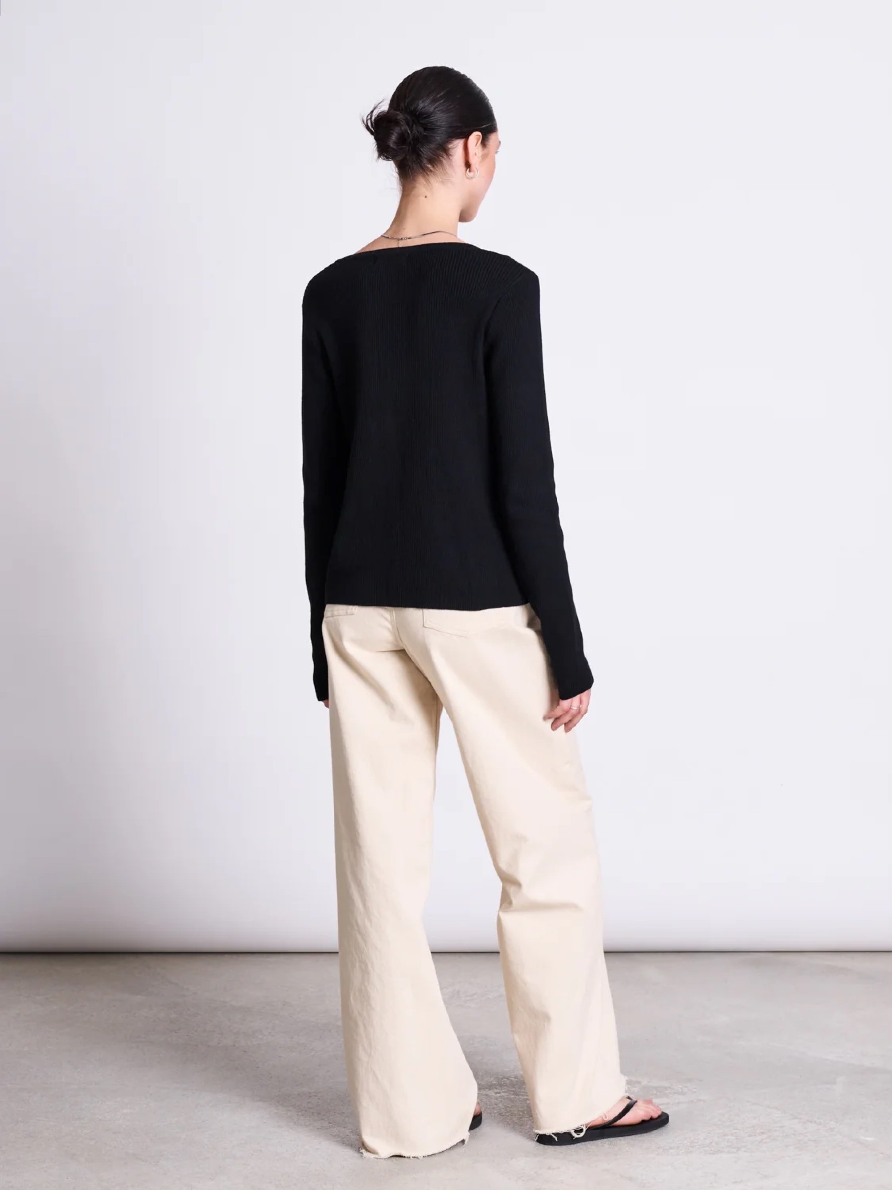 Crewneck Cardigan Glimt black Jan 'n June