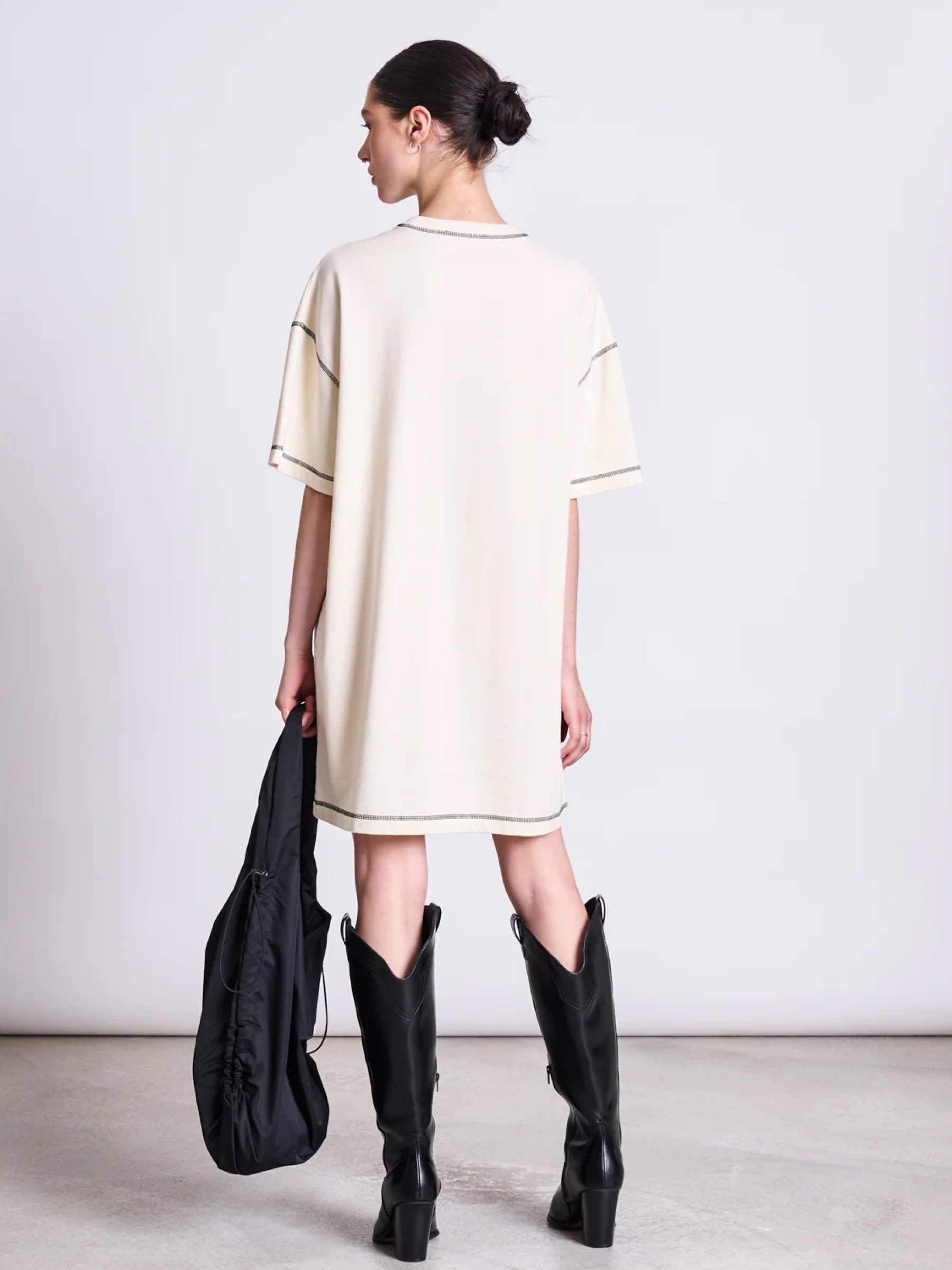 Kleid T-Shirt Dress Hopla ecru Jan 'n June