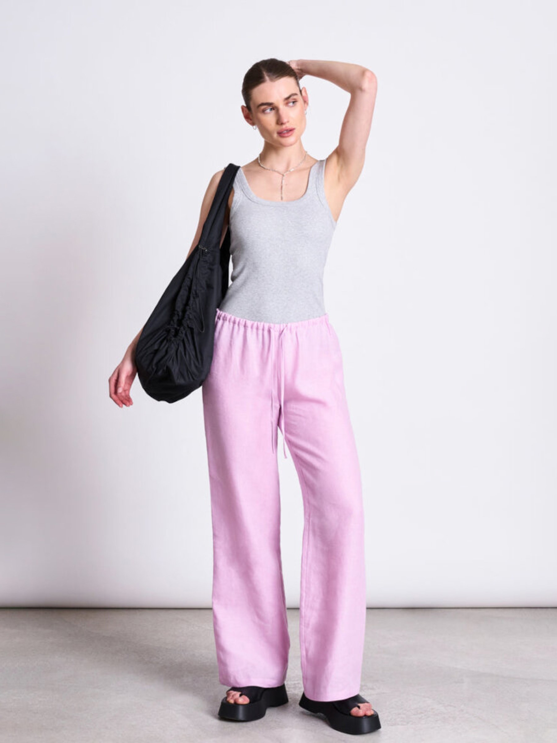 Tasche Drawstring Shopper Lyne black Jan 'n June