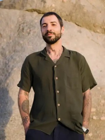 Leinenhemd Shirt Linen Areia moss Carpasus