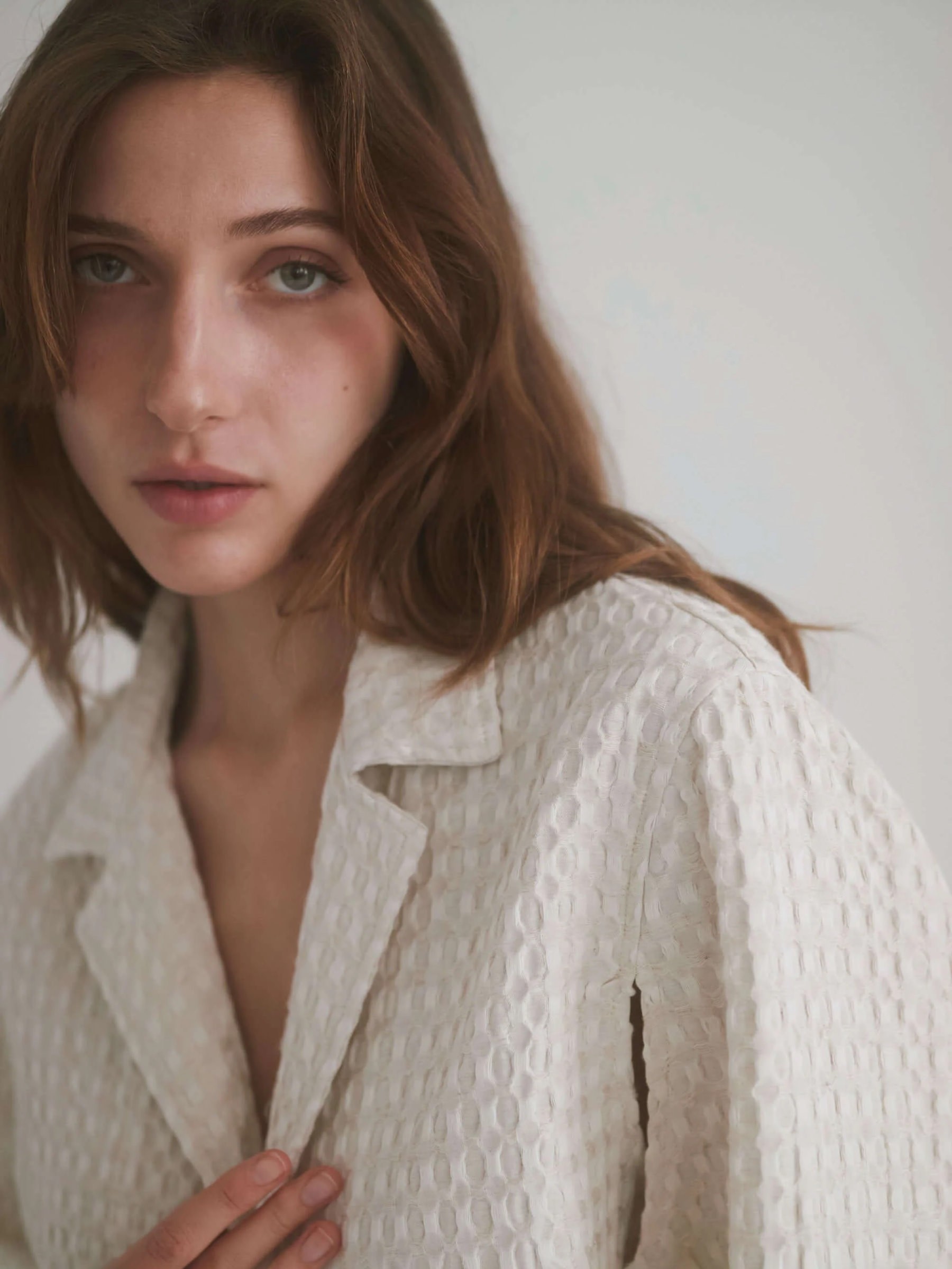 Jacke Crop Jacket ecru Cossac