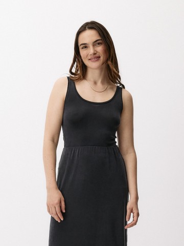 Cupro Tank Top graphite Moya Kala