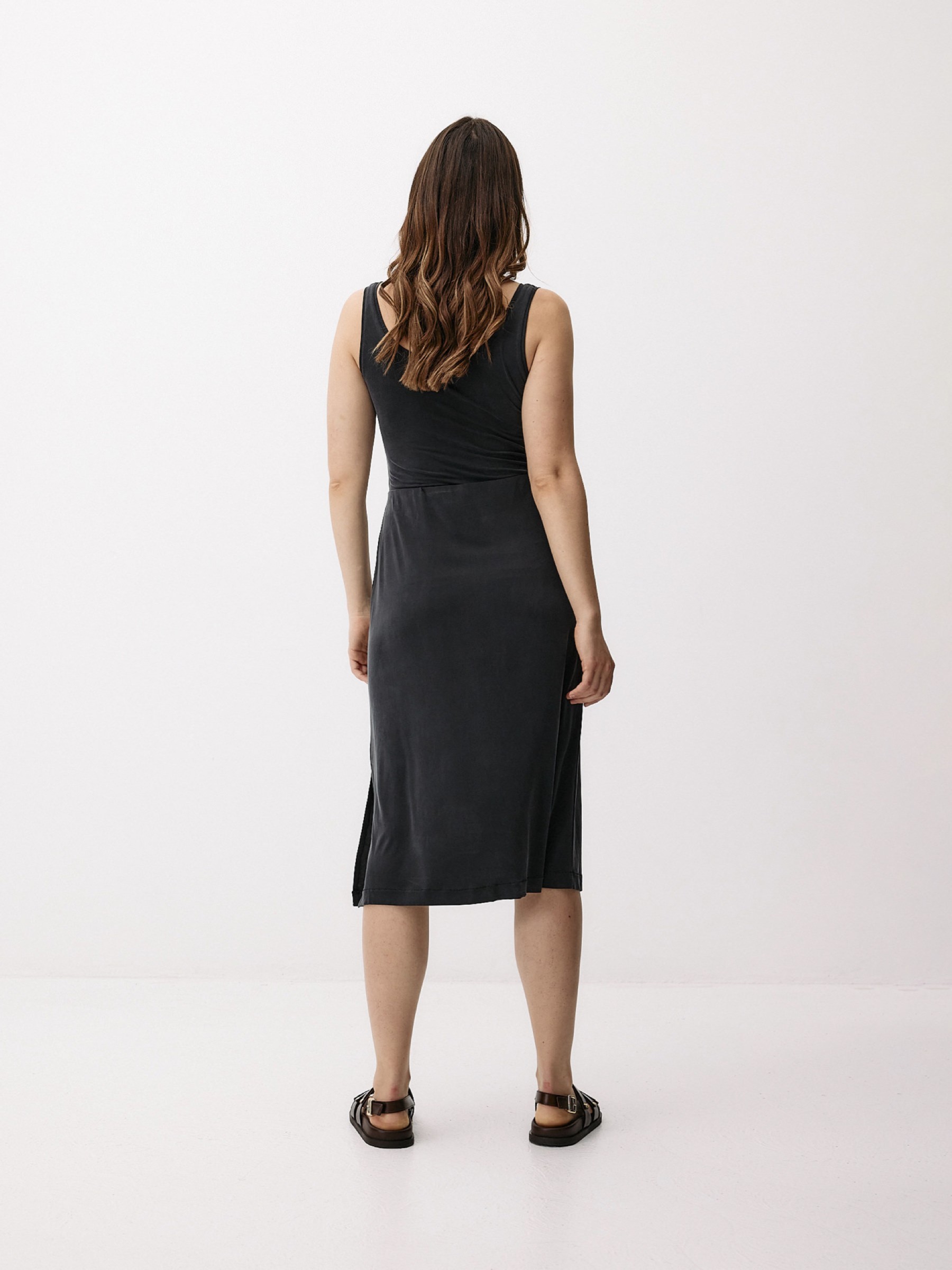 Cupro Tank Top graphite Moya Kala