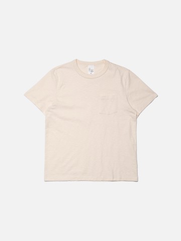 Roy Heavy Slub T-Shirt ecru Nudie Jeans