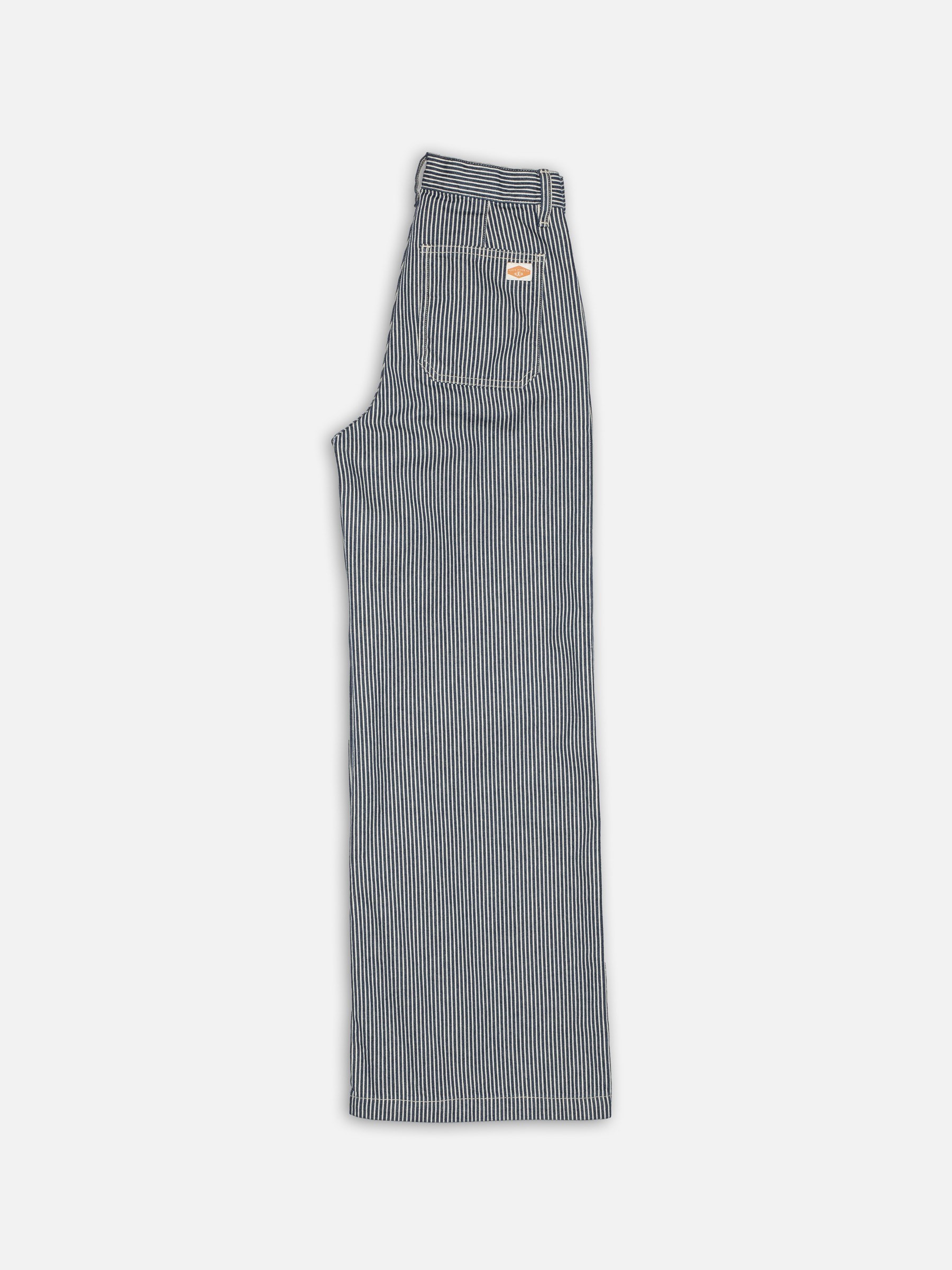 Hose Inez Striped Pants blue offwhite Nudie Jeans