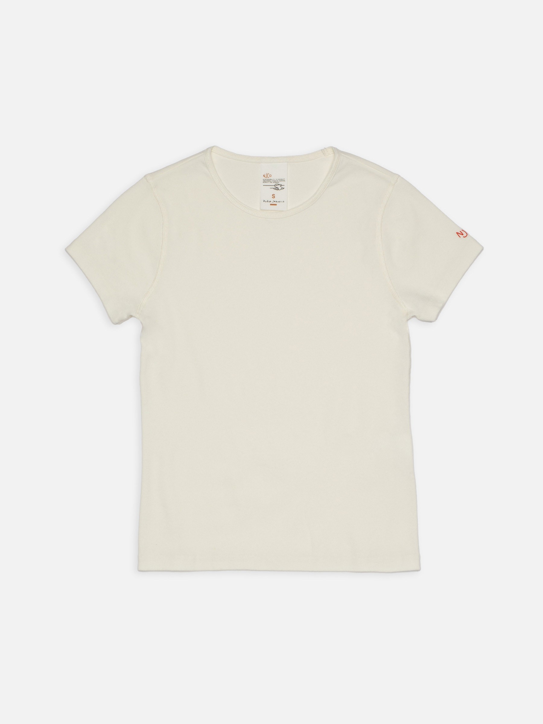 Eve T-Shirt offwhite Nudie Jeans