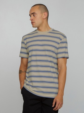 T-Shirt Cassava Stripes electric blue Recolution