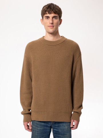 Strickpullover Frank Chunky Rib hazel Nudie Jeans
