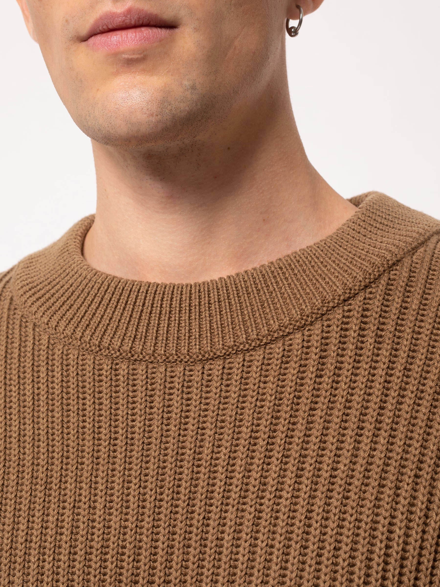 Strickpullover Frank Chunky Rib hazel Nudie Jeans