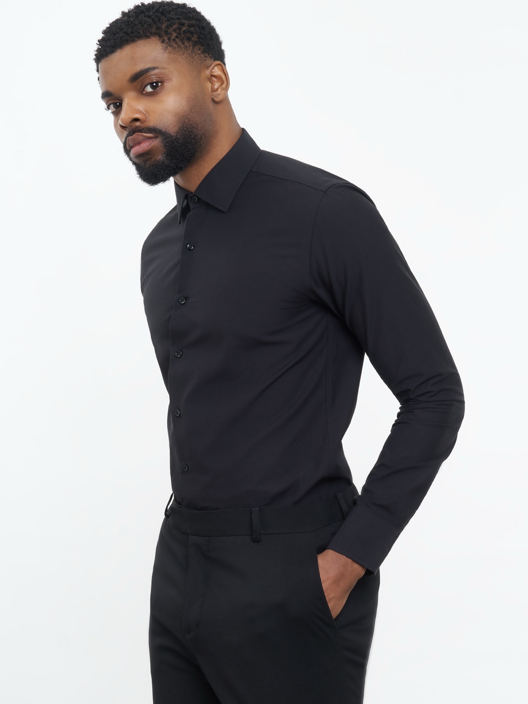 Hemd Classic Shirt black Carpasus