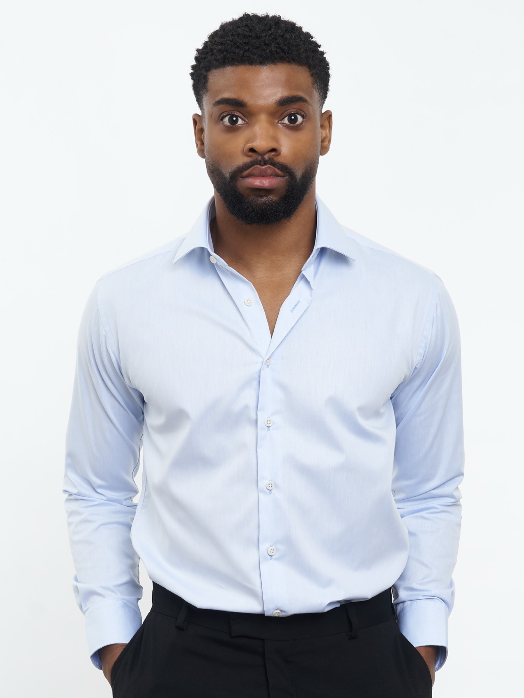 Hemd Classic Shirt bright blue Carpasus