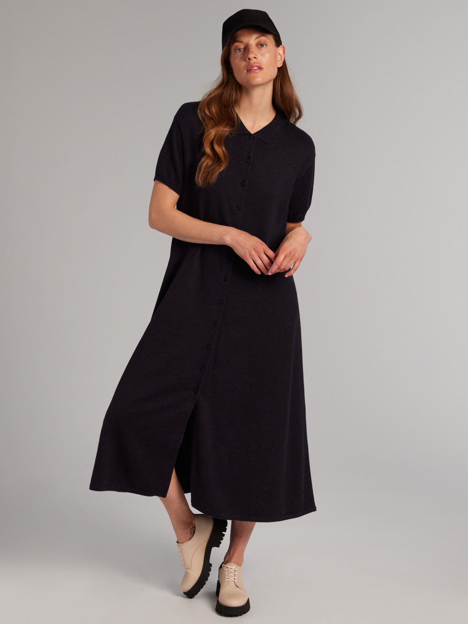 Kleid Relaxed Shirtdress anthracite Addition