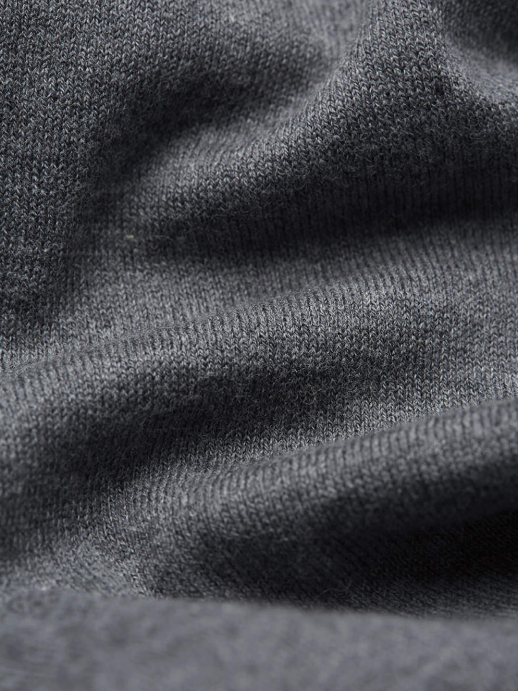 Rollkragenpullover Glaan mid grey melange Armedangels