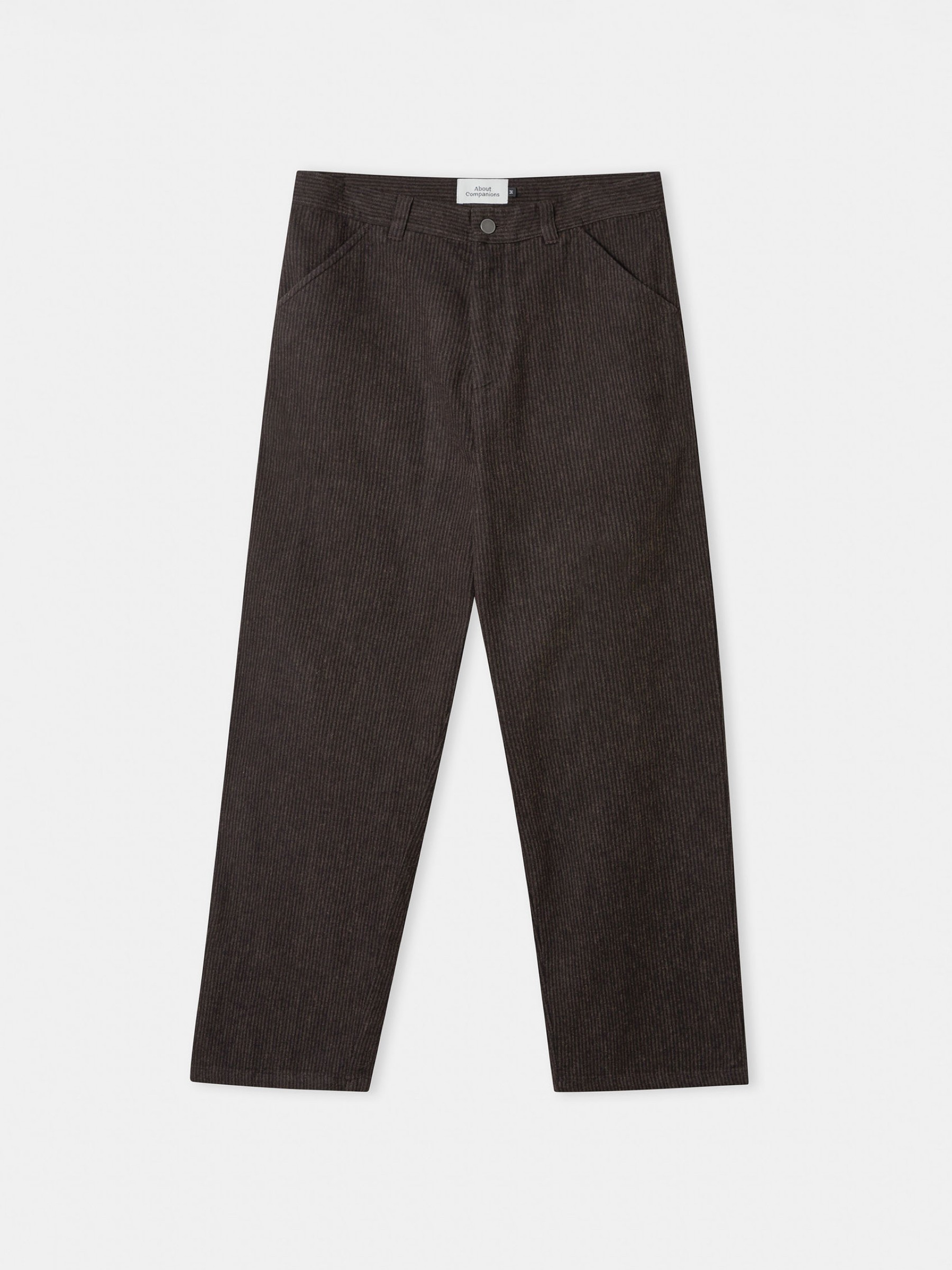 Hose Carlo eco flannel striped brown About Companions