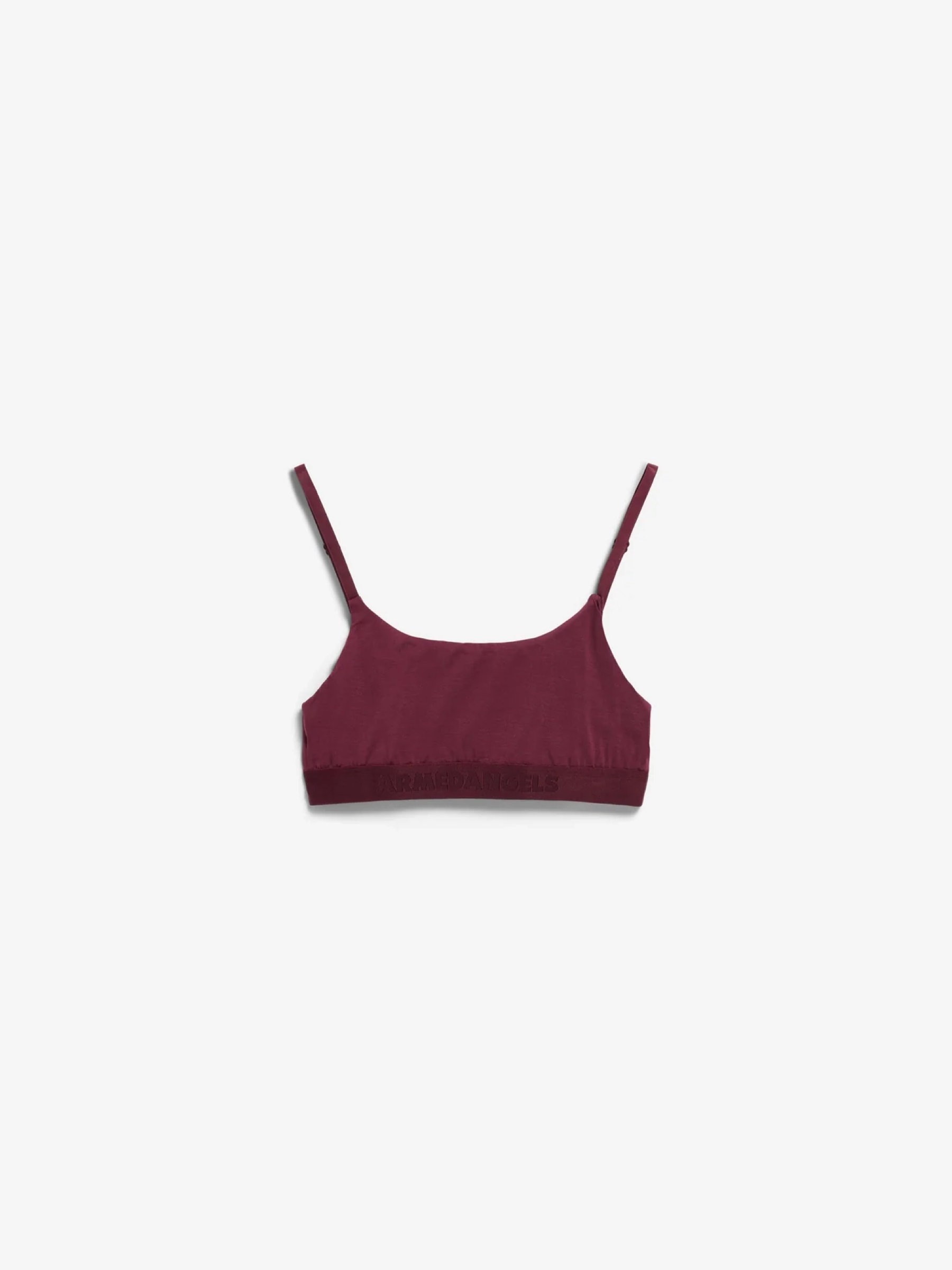 Bralette Tovaa cranberry juice Armedangels