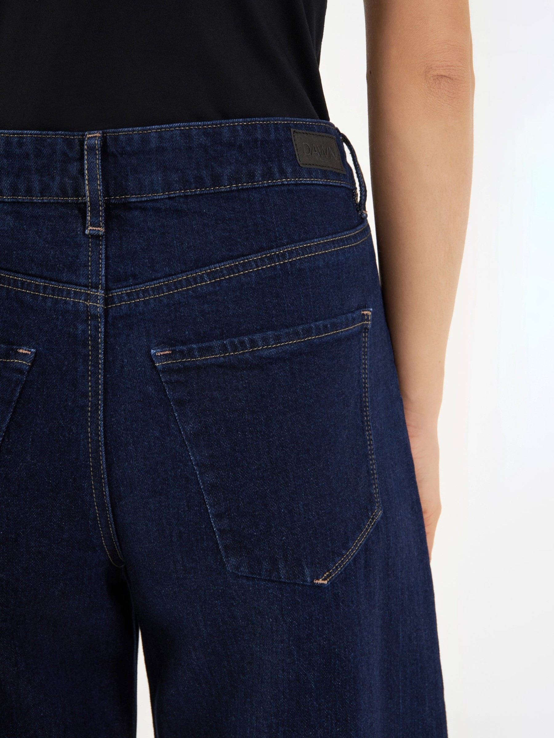 Jeans Hose Ash Barrel Leg dark blue Dawn Denim