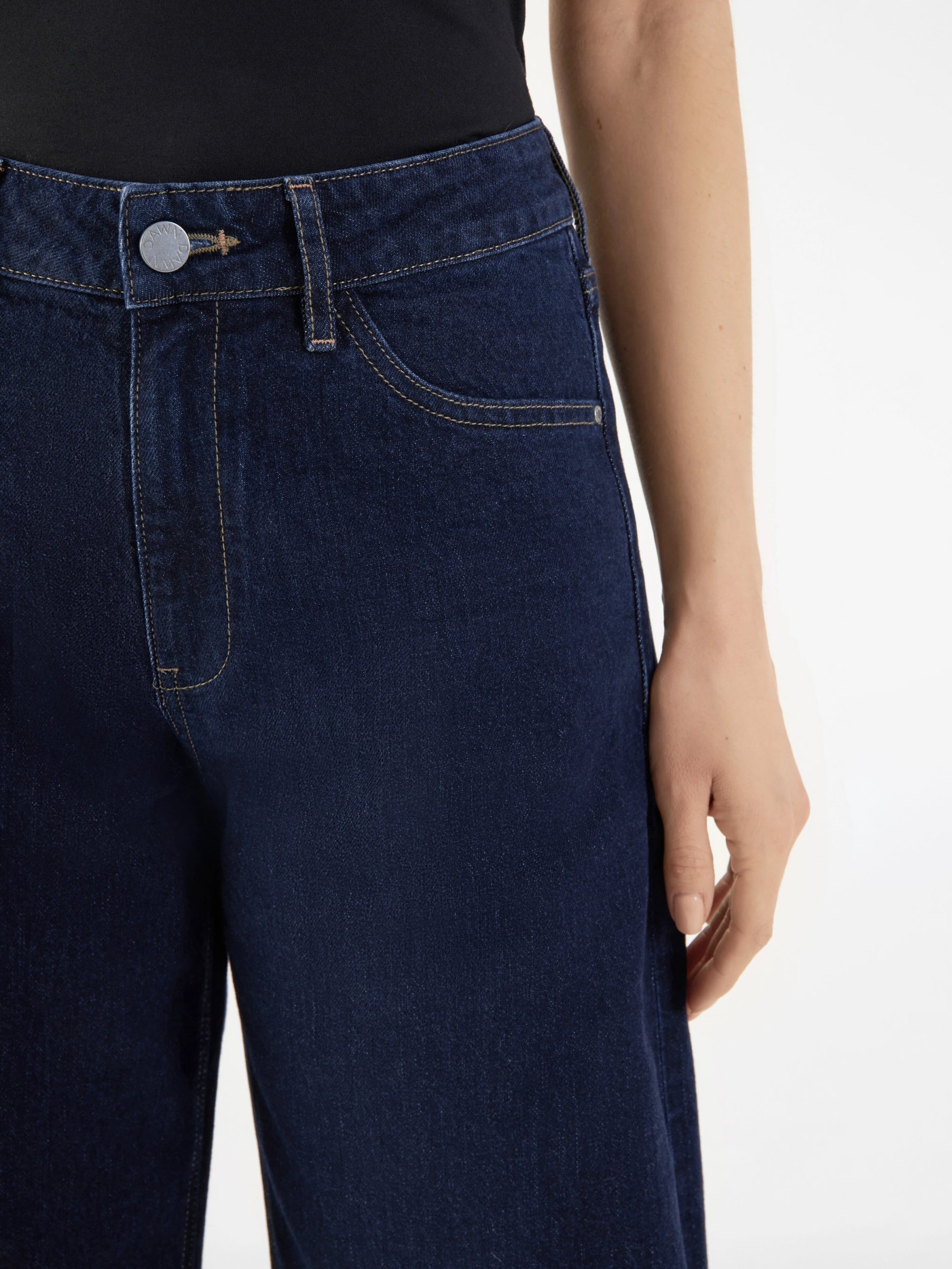 Jeans Hose Ash Barrel Leg dark blue Dawn Denim