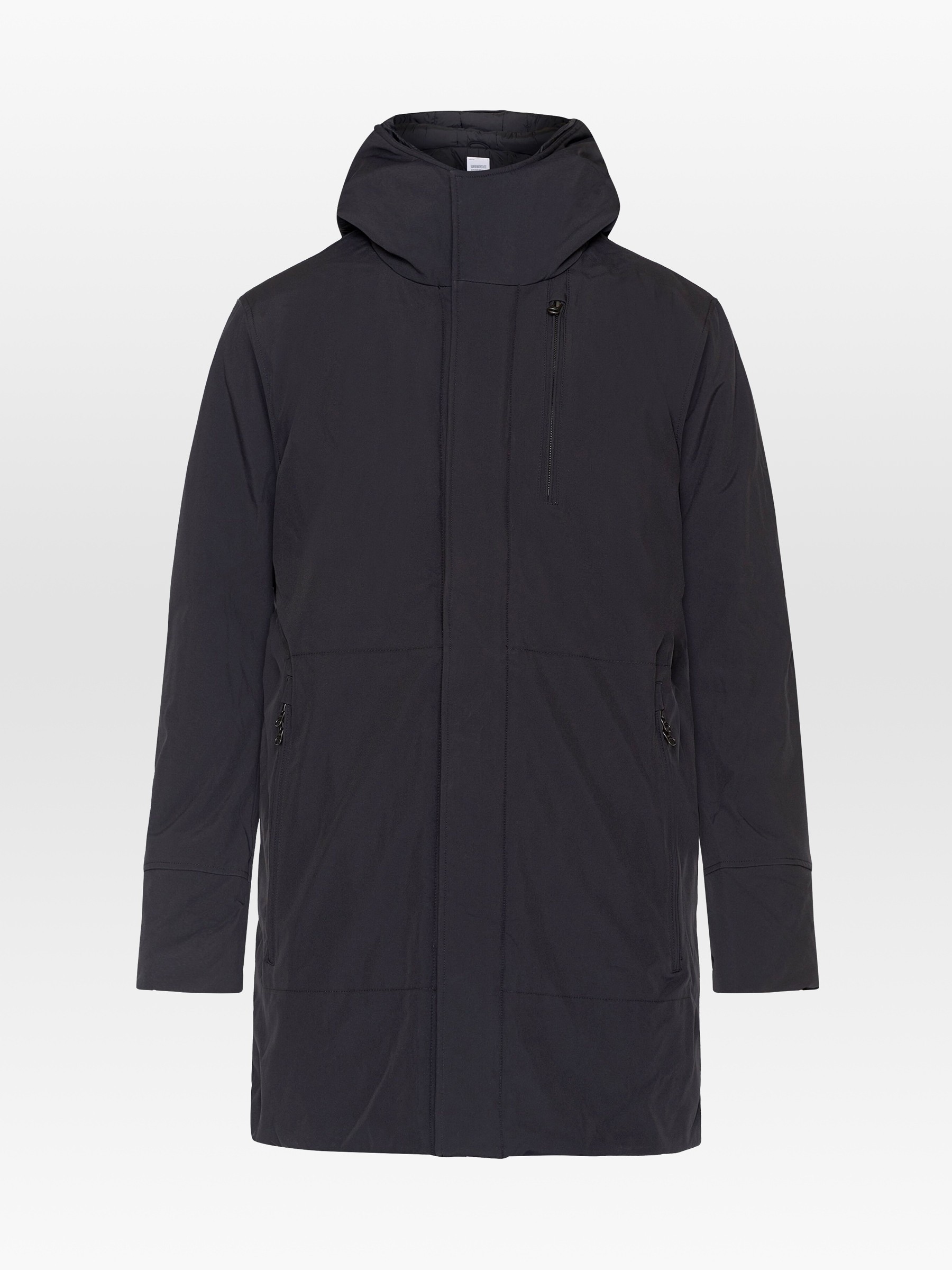 Mantel Climate Shell Jacket black jet Knowledge Cotton Apparel