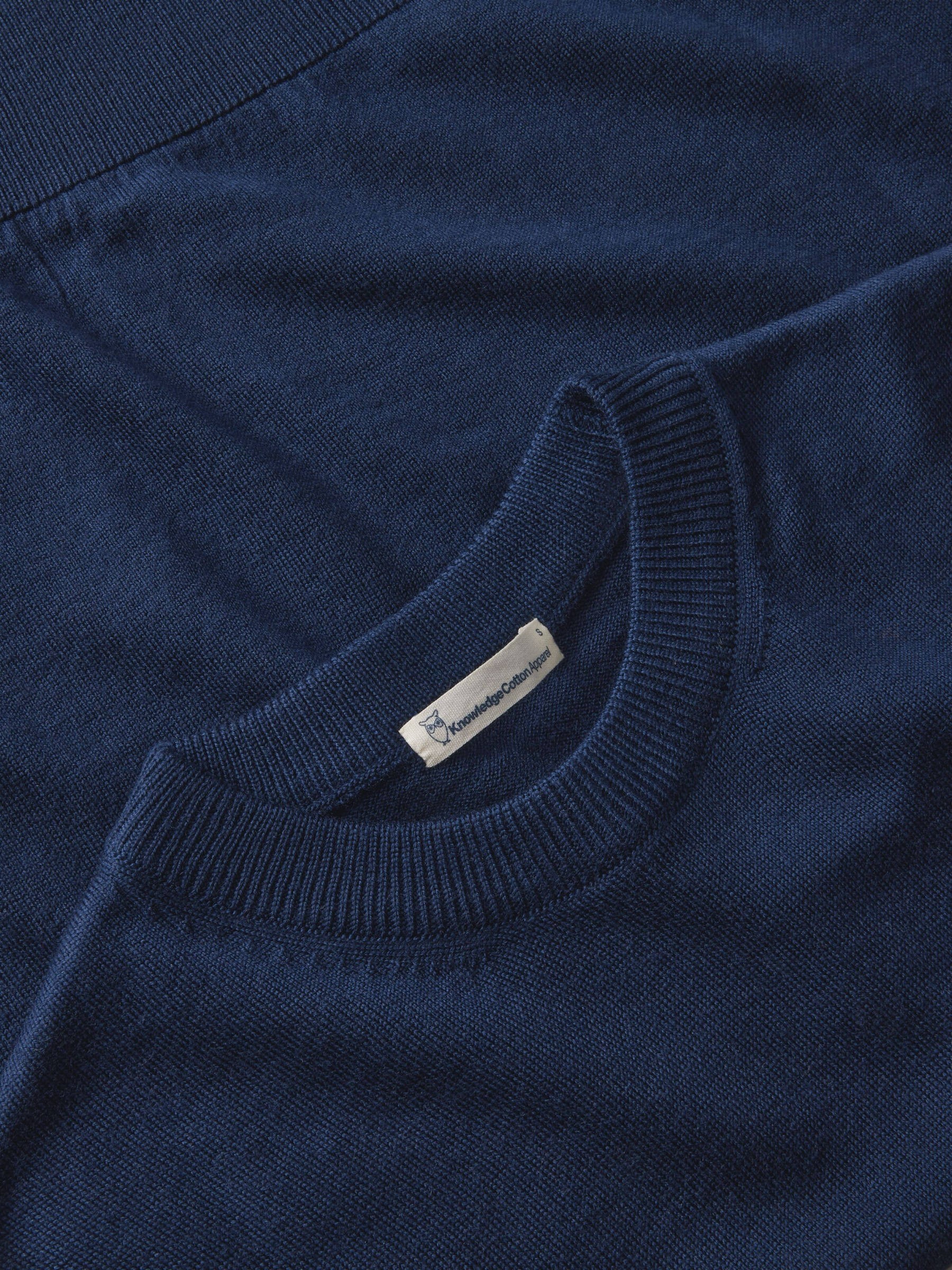 Pullover Fine Merino Crew Neck total eclipse Knowledge Cotton Apparel