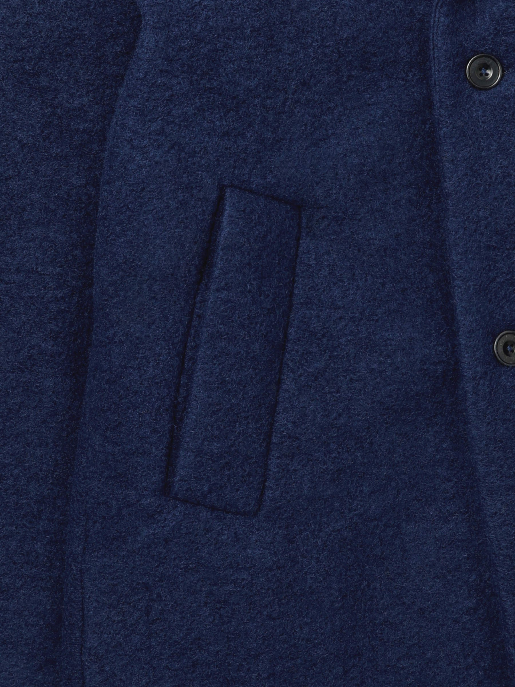 Wollmantel Formal Coat royal blue Rotholz
