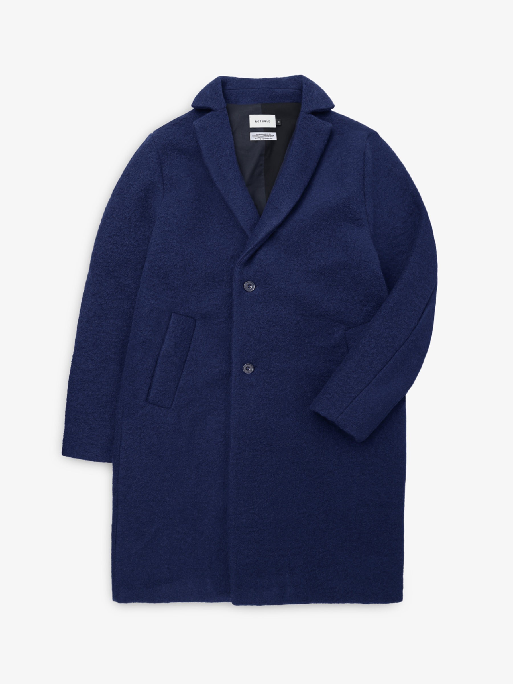 Wollmantel Formal Coat royal blue Rotholz