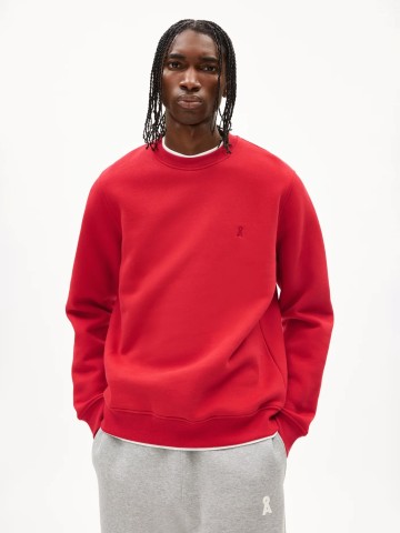 Pullover Baaro Fleece scarlet red Armedangels